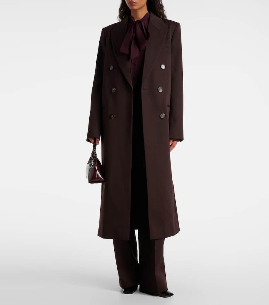 コート Stella Mccartney Double-Breasted Plum Wool Coat 20212364_50330345_322.jpg