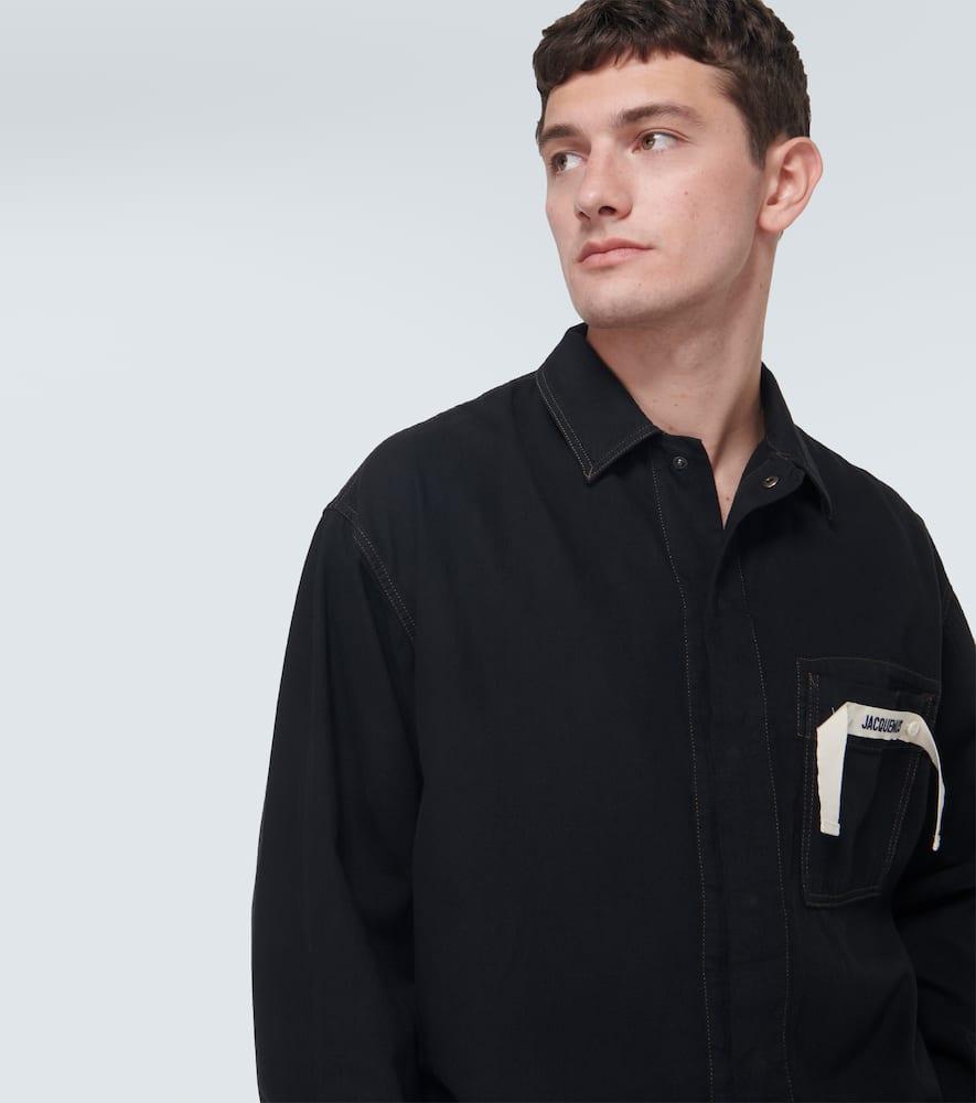 Jacquemus Hemd La Chemise de Nimes aus Baumwolle in Schwarz für - Main Image