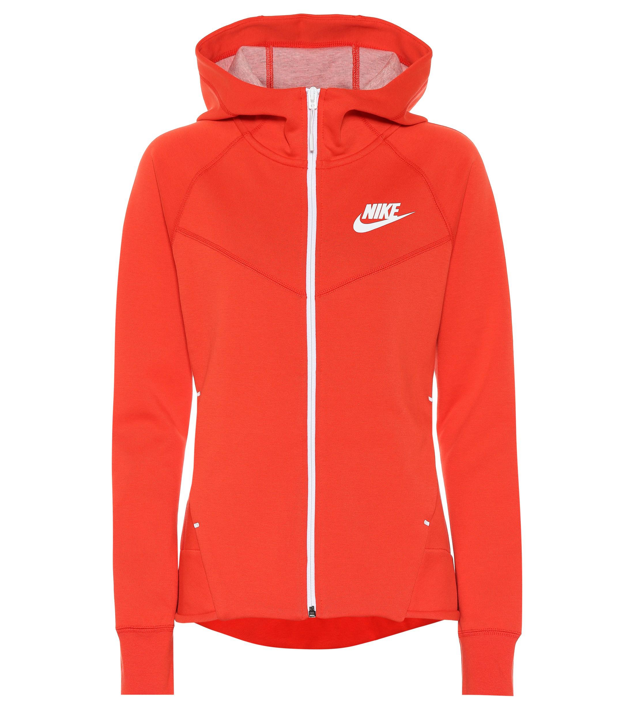 Nike Sportswear Windrunner Hoodie in Red - Lyst