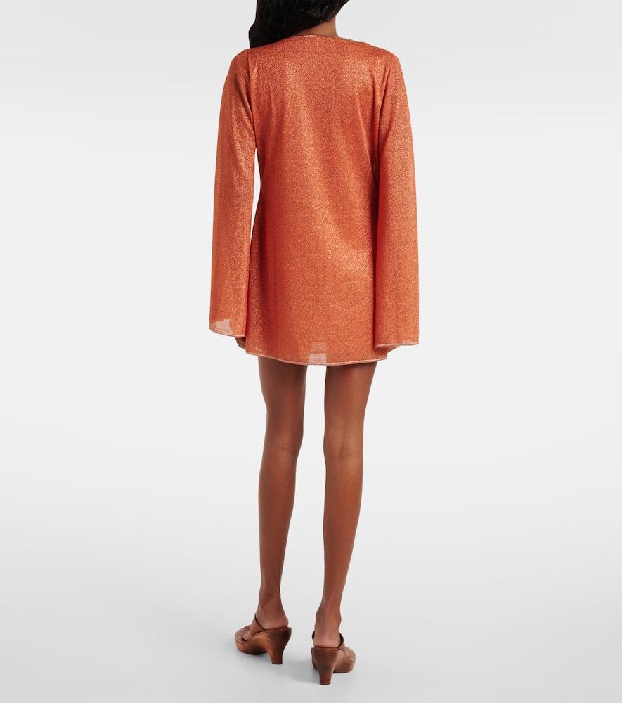 oseree orange dress Lumire beach dress in orange - Oseree