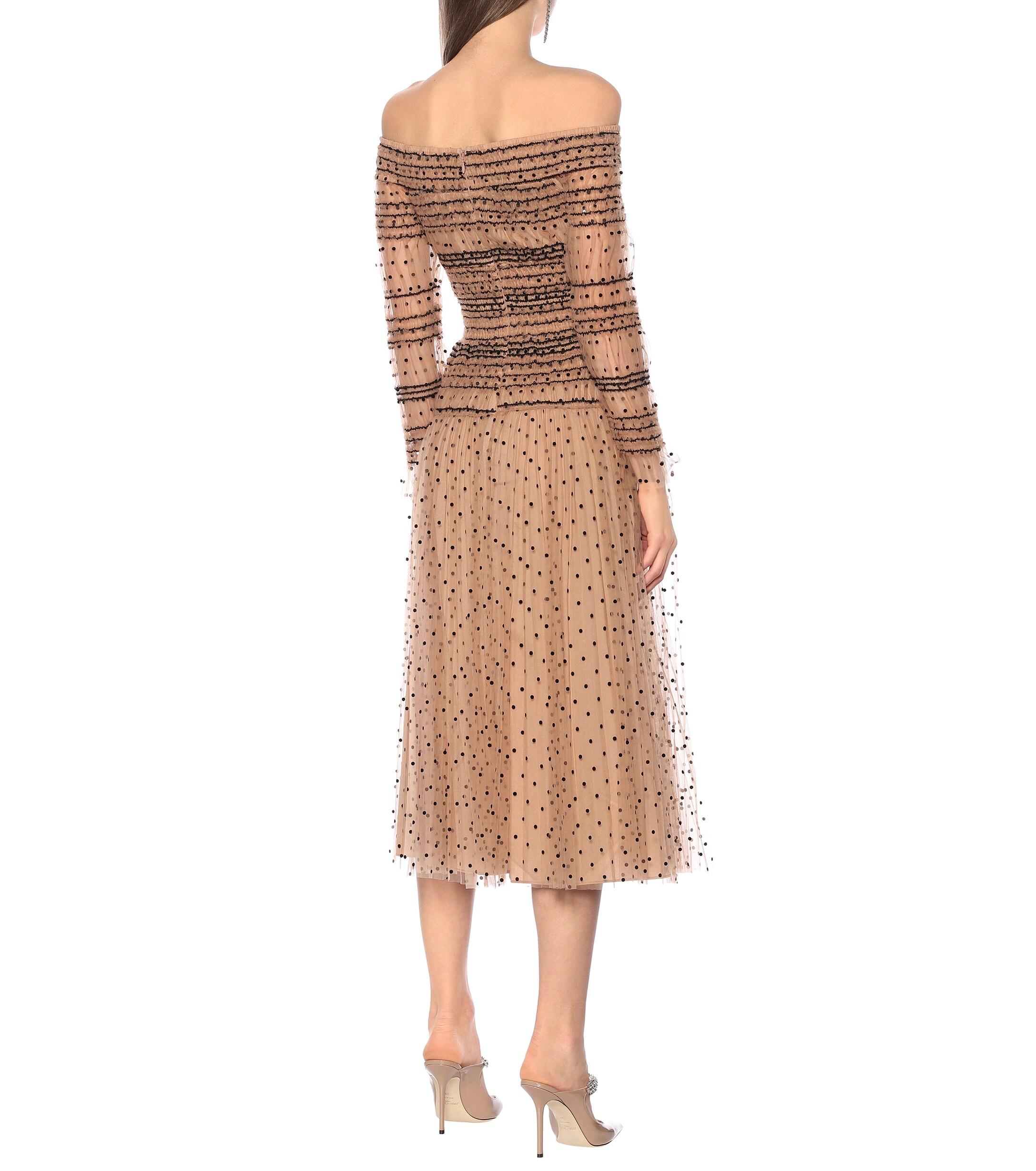 self portrait polka dot dress