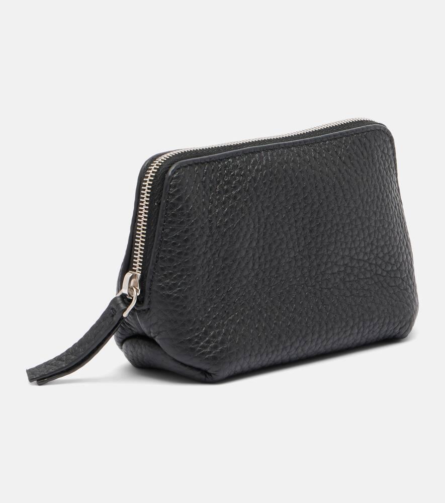 The Row Owen Leather Pouch in Black | Lyst