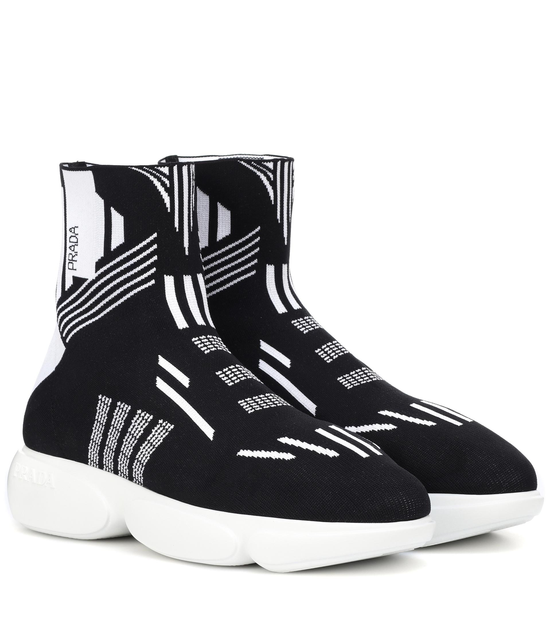 prada knit trainers