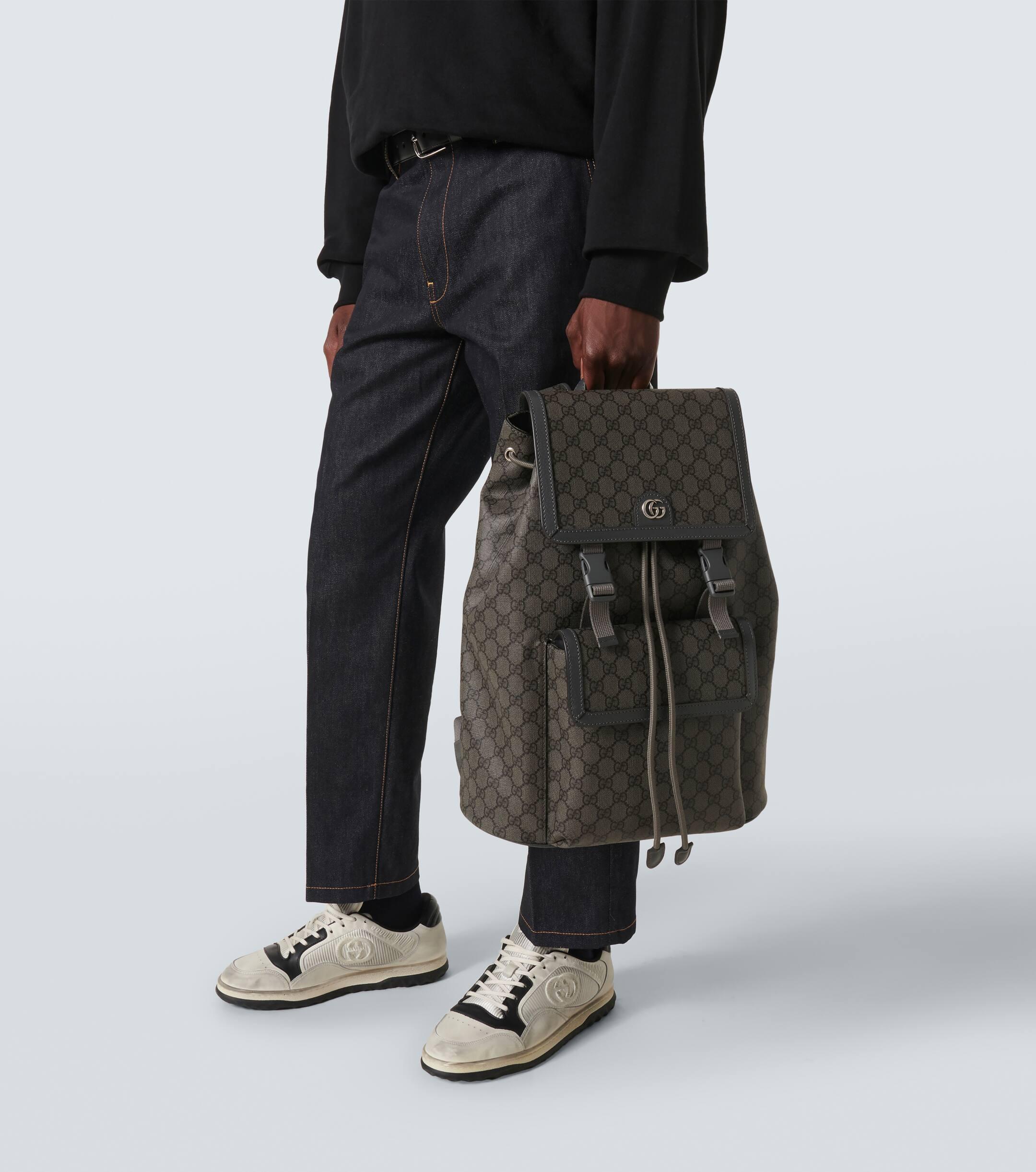 Gucci supreme canvas backpack hotsell