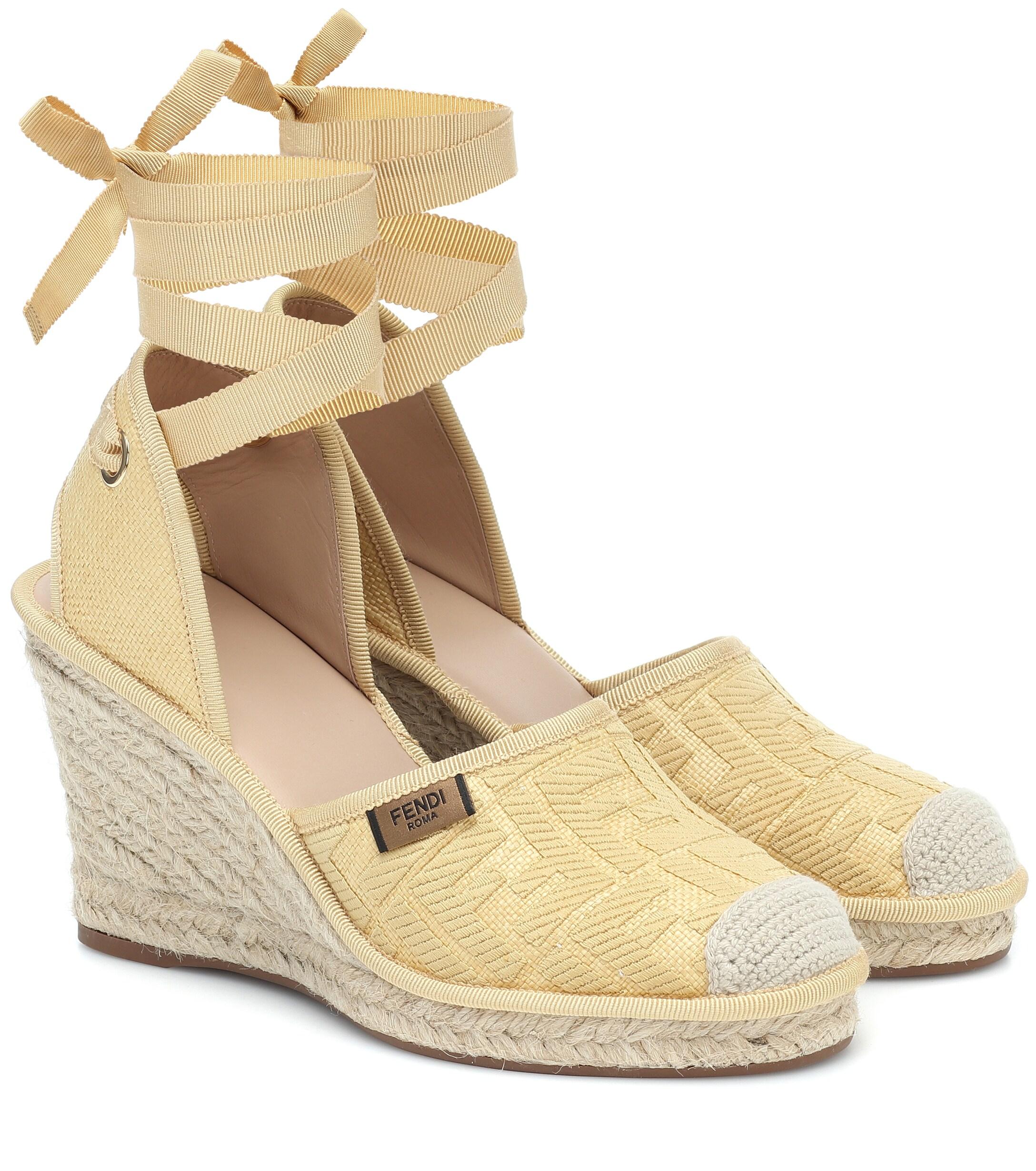 fendi espadrilles wedge