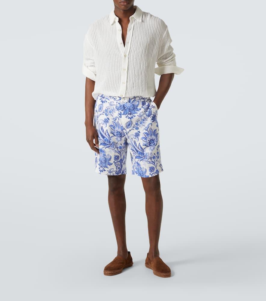 ハーフ・ショートパンツ ETRO SS23 BERMUDA SHORTS WITH FLORAL PRINT (1W774_41170500) Etro Shorts | The RealReal