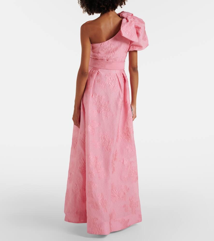 Rebecca Vallance Zelie Printed One-Shoulder Gown in Pink | Lyst Rebecca Vallance Zelie Printed One-Shoulder Gown in Pink | Lyst