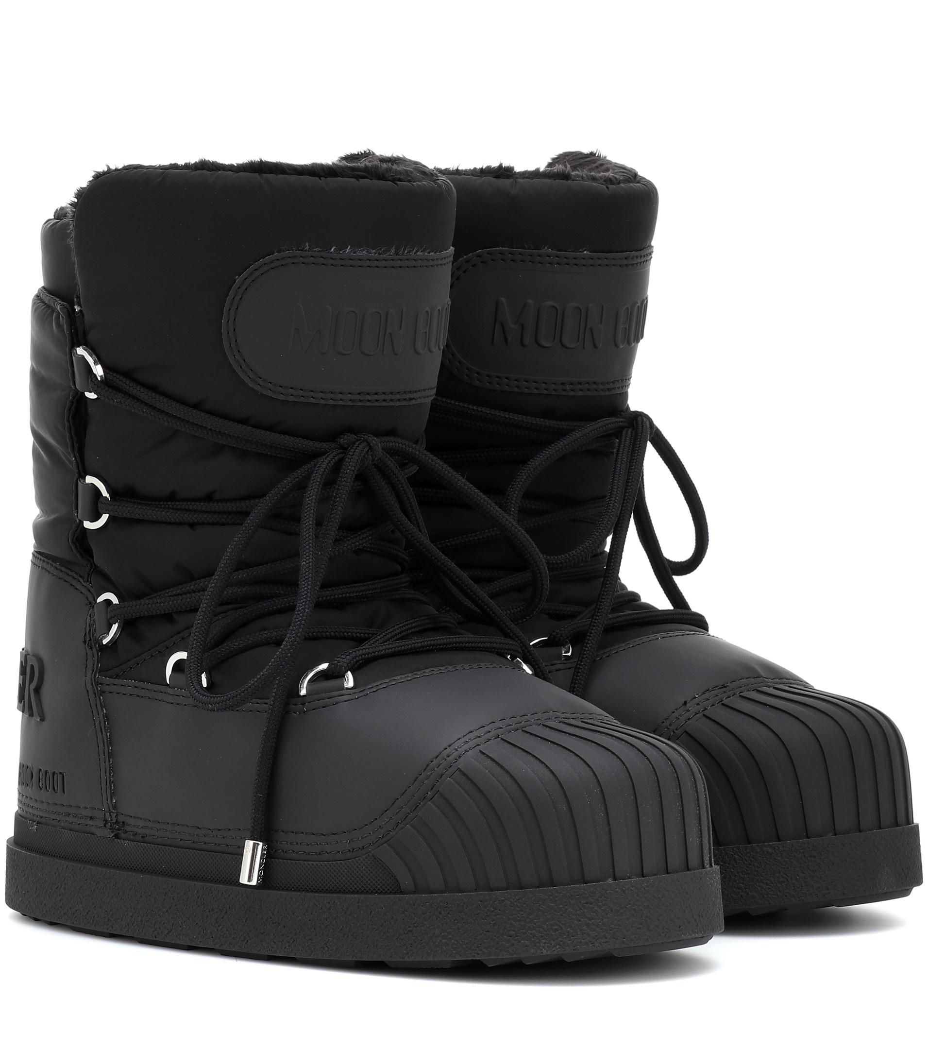 Moncler X Moon Boot® Stiefel Uranus in Schwarz | Lyst DE