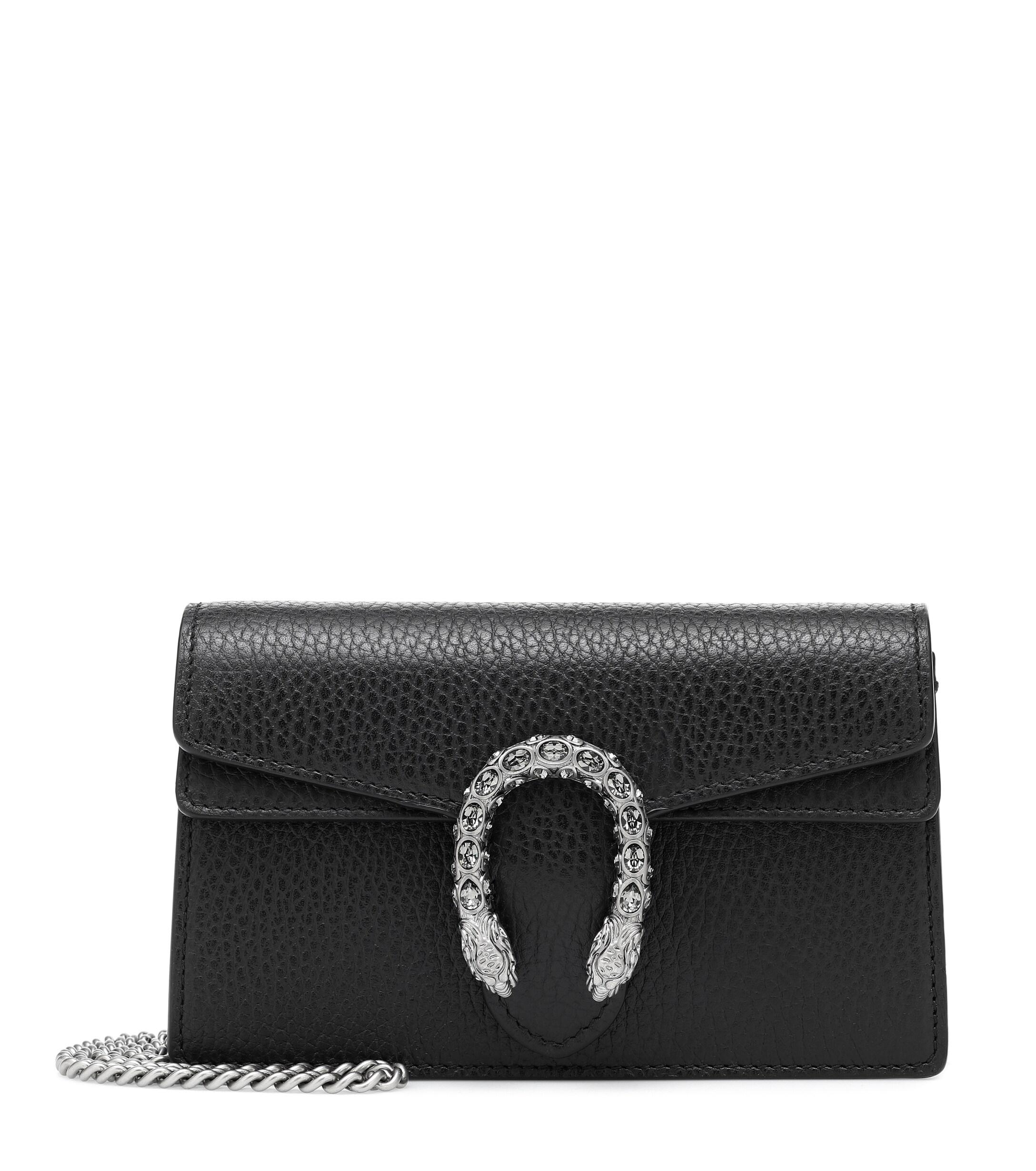 Gucci Velvet Dionysus Super Mini Bag in Nero/bl.Diamond (Black) - Lyst