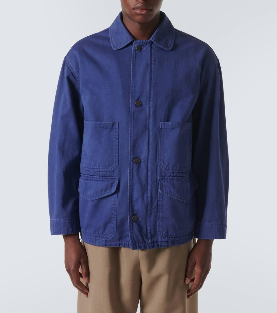 The Row Josha Cotton Twill Field Jacket in Blue for Men | Lyst
