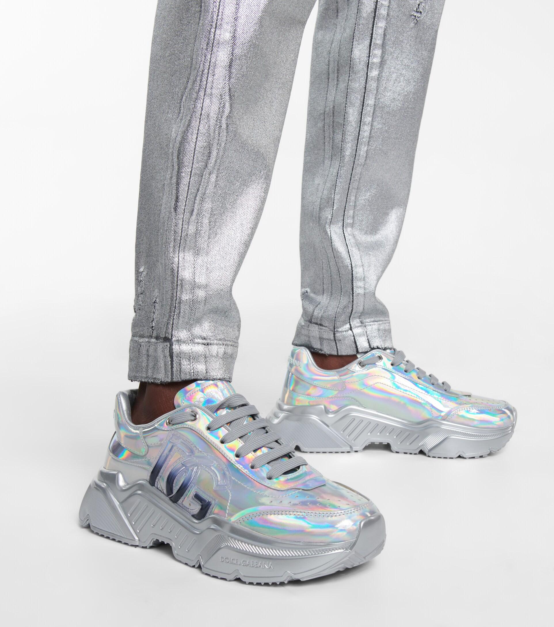 Dolce & Gabbana Daymaster Holographic Sneakers in Metallic | Lyst