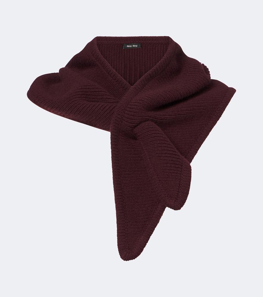 MIUMIU カシミヤスカーフ ブラウン Miu Miu Scarves and mufflers for Women | Online Sale up to 34% off