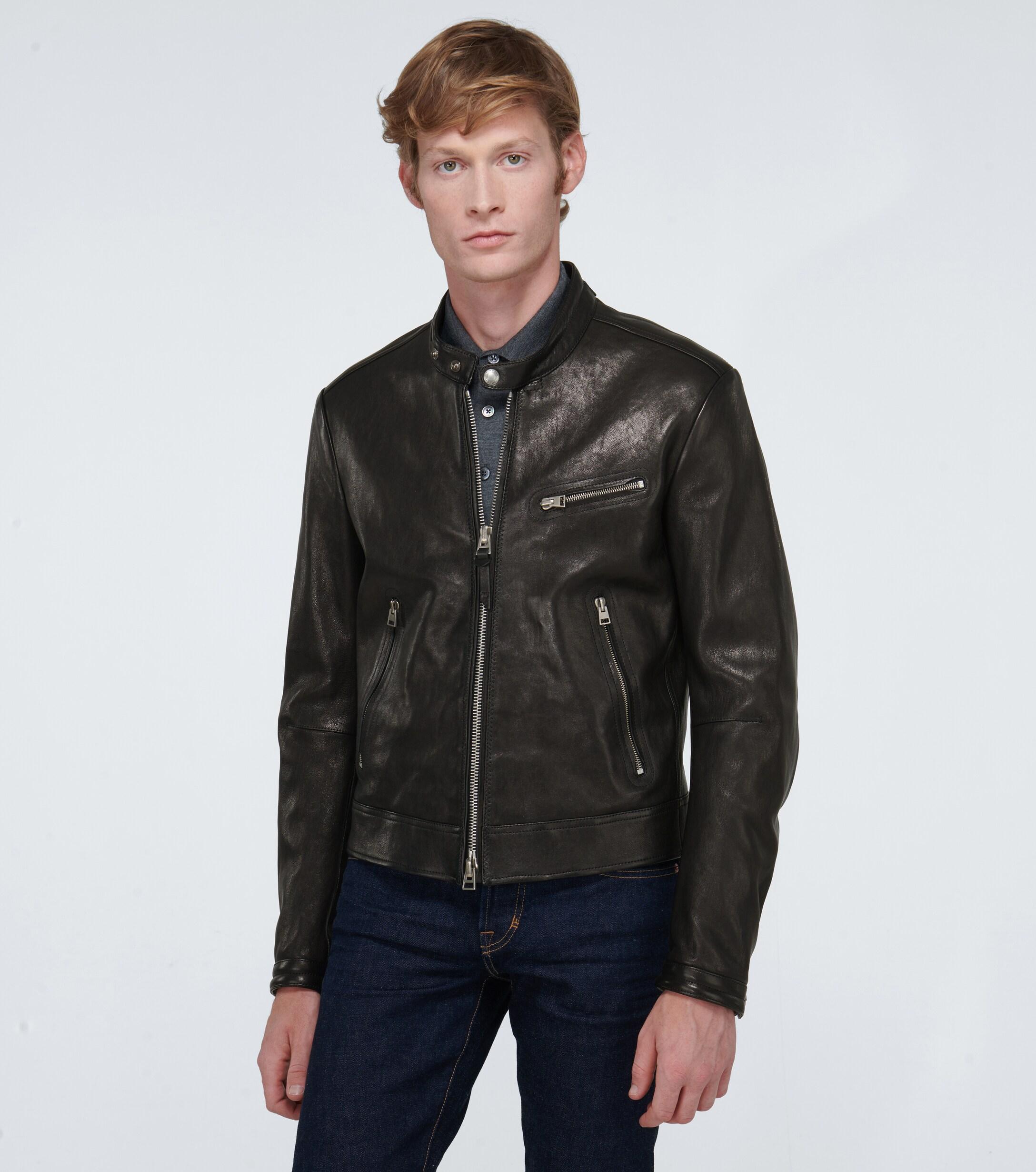Zipped Leather Jacket | ubicaciondepersonas.cdmx.gob.mx