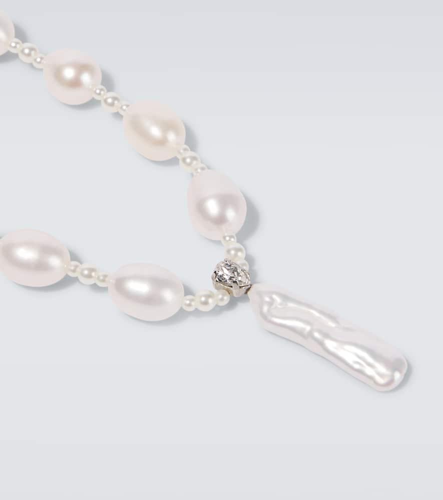 【Simone Rocha】 Staccatoパールアンド fauxパール pendantネッ simone-rocha-white-Staccato-