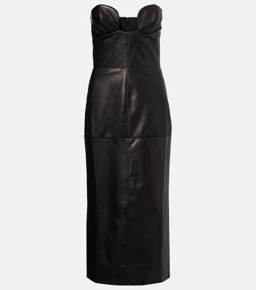 NENSI DOJAKA NDAW24DR203BLACK 関税送料込 ELSA NAPPA LEATHER DRESS – Nensi Dojaka Shop