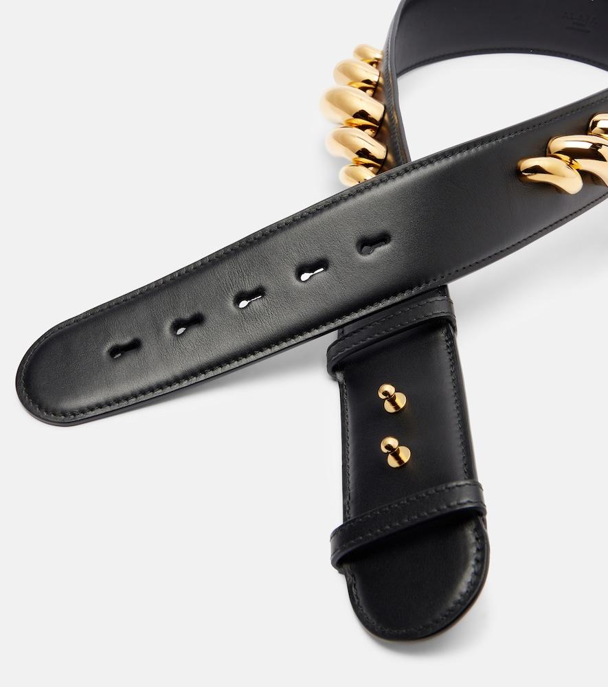 Alaïa Torsion Leather Belt in Black | Lyst
