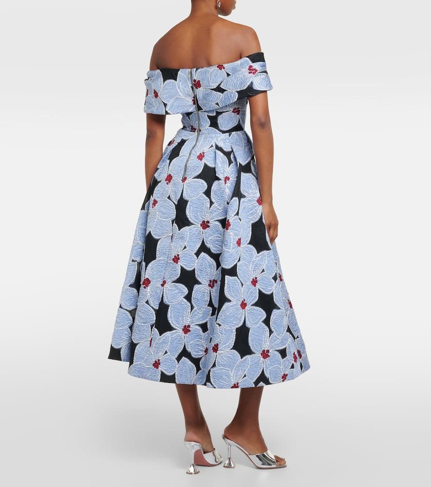 REBECCA VALLANCE〈レベッカバランス〉Georgina midi dress Georgina Off Shoulder Midi Dress – Rebecca Vallance