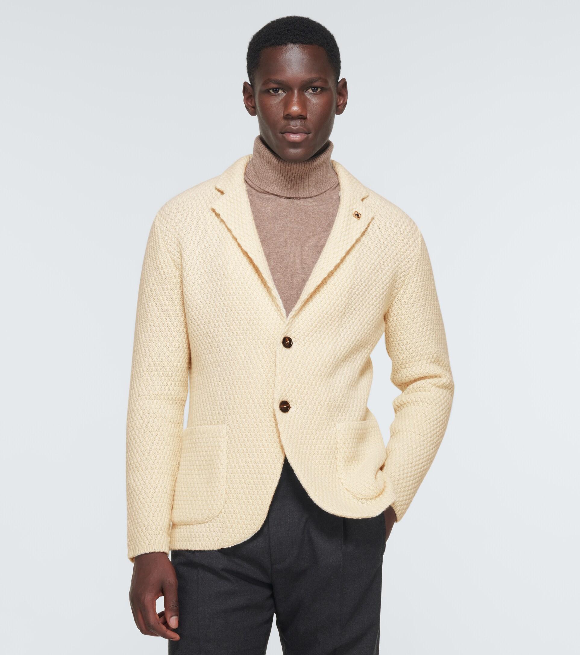 Lardini Single-breasted Cashmere Blazer 