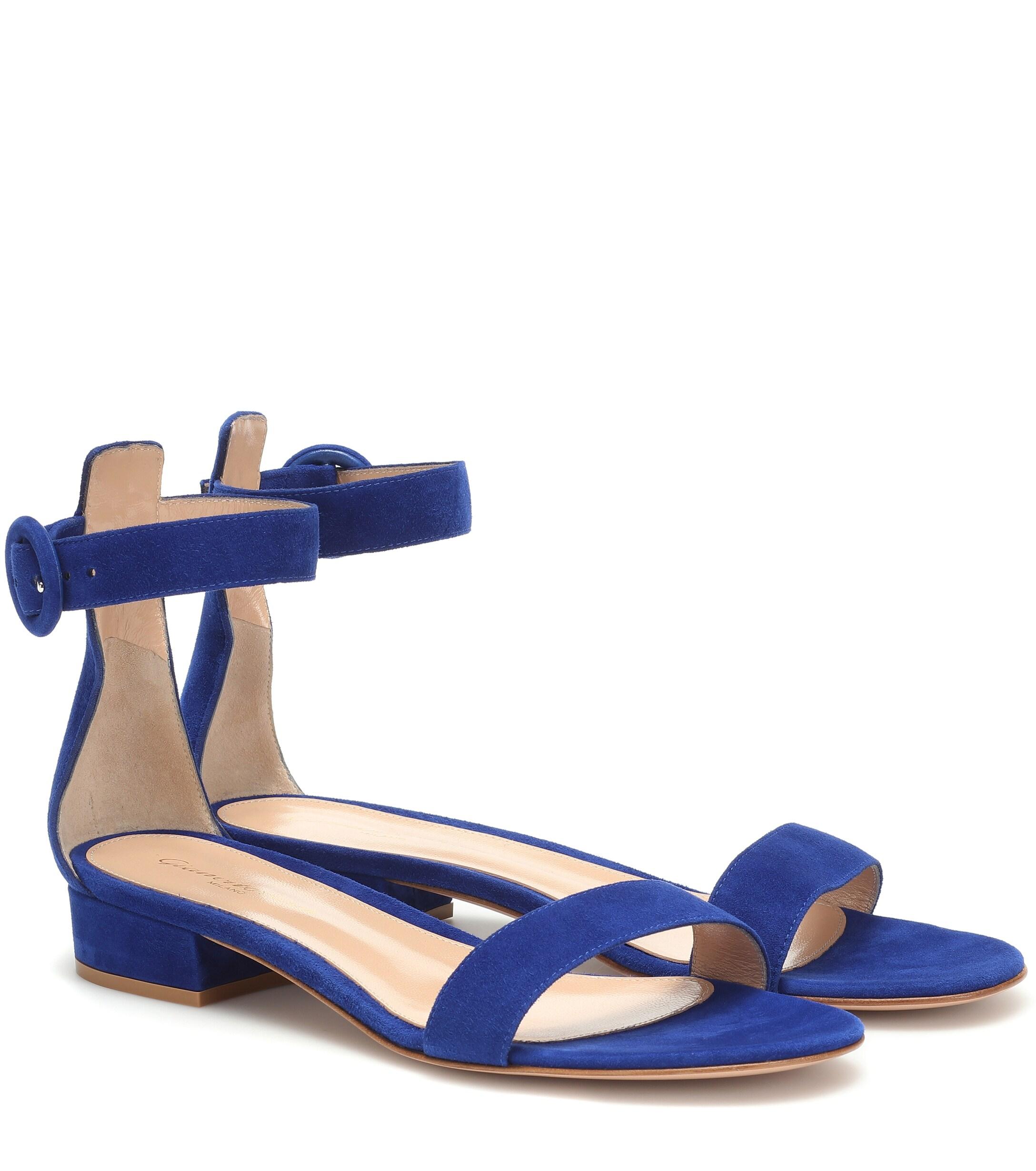 gianvito rossi suede sandals