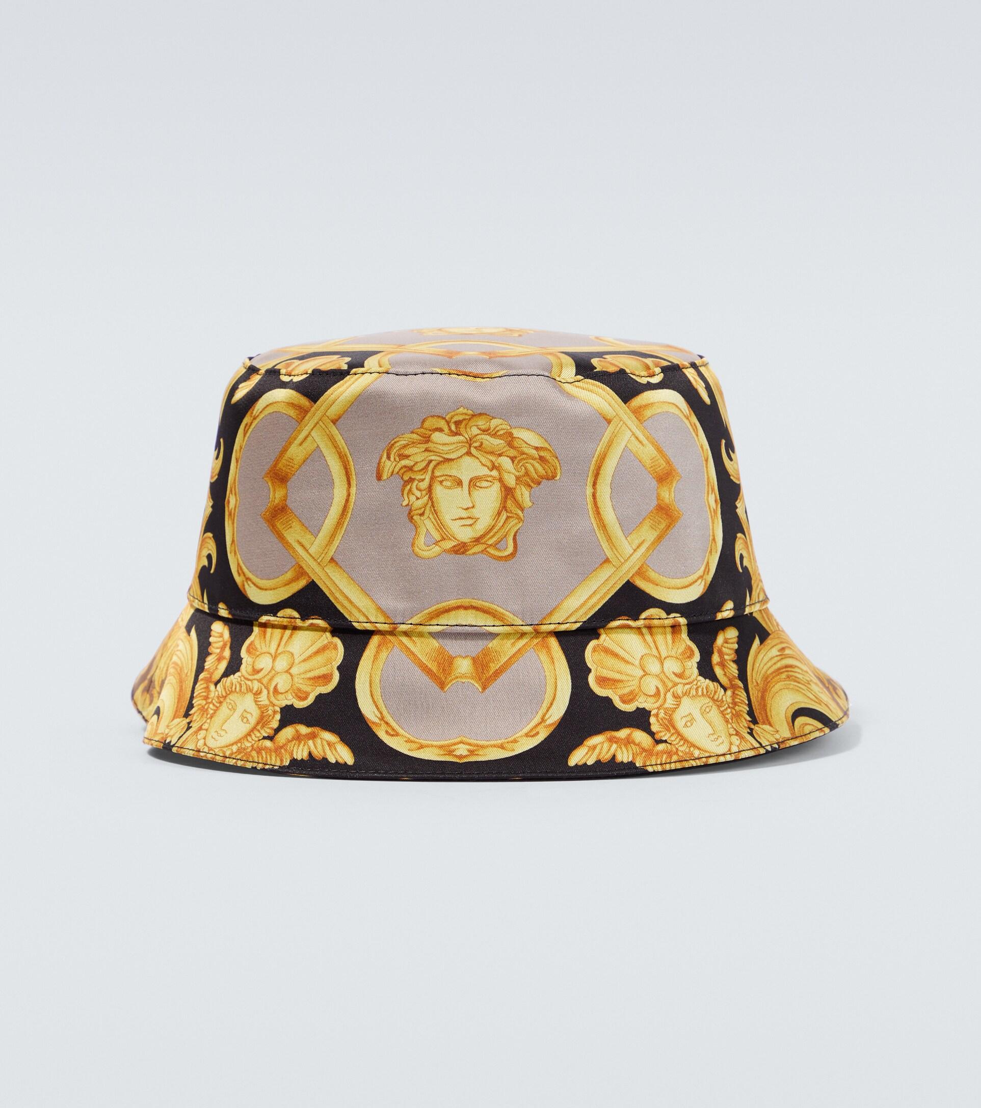 Versace La Medusa Bucket Hat in Metallic for Men | Lyst