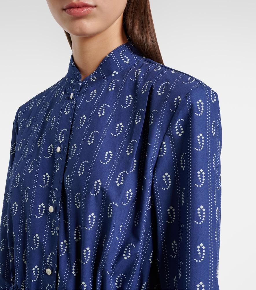 tory burch printed cotton shirt dress Printed Cotton Shirtdress