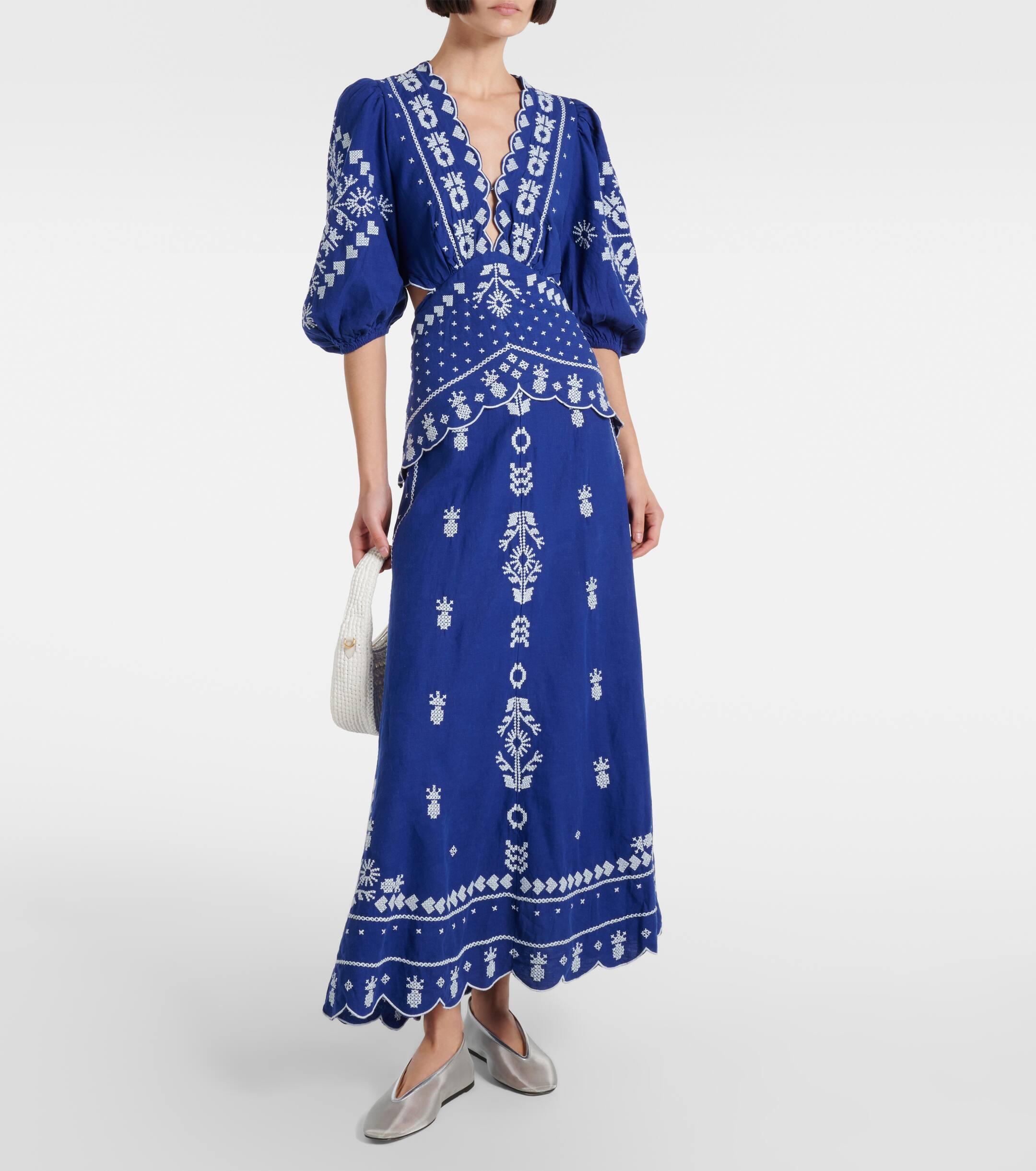 princess polly baby blue dress The dress: Celebrities join the white and gold or blue and black debate main image 0