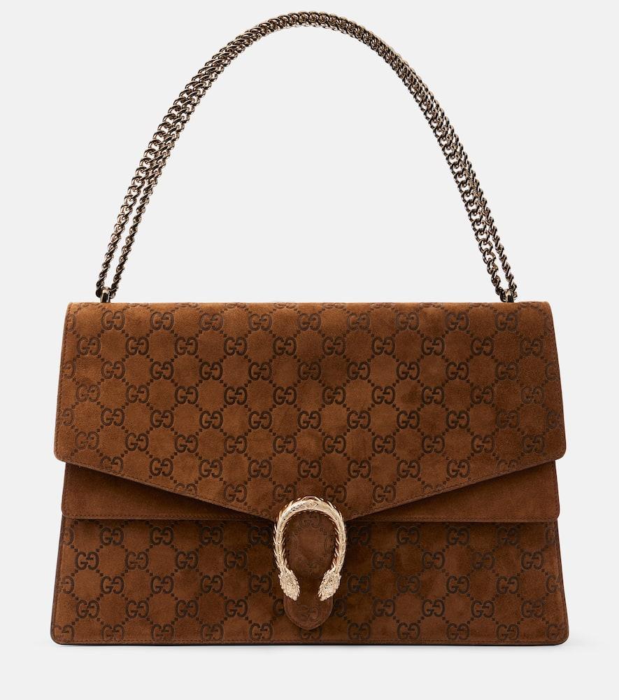 Gucci Dionysus Large Suede Shoulder Bag in Brown Lyst UK