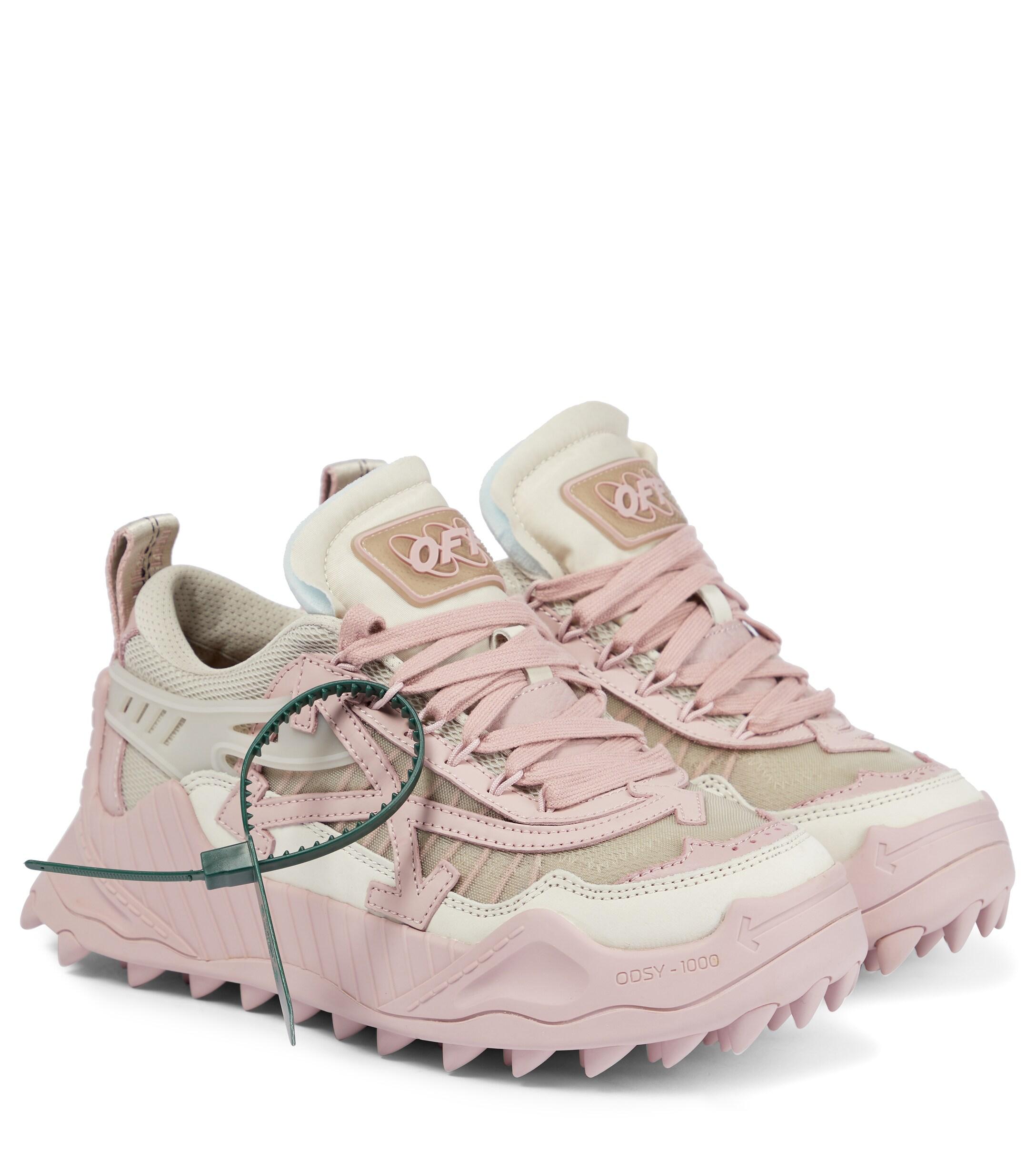 Off-white™ sneaker vulcanized bianca/rosa. donna thedoublef - Stileo.it