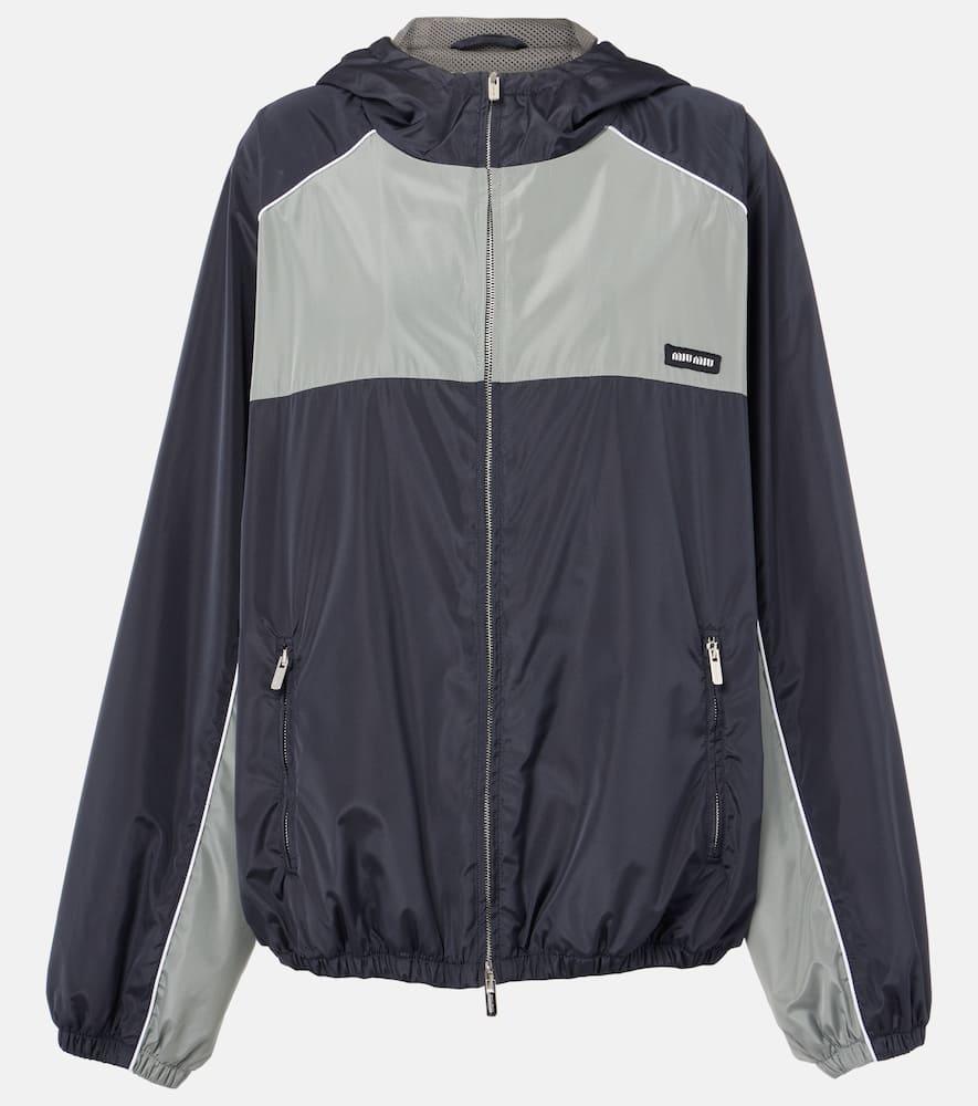 miu-miu-blue-Logo-Oversized-