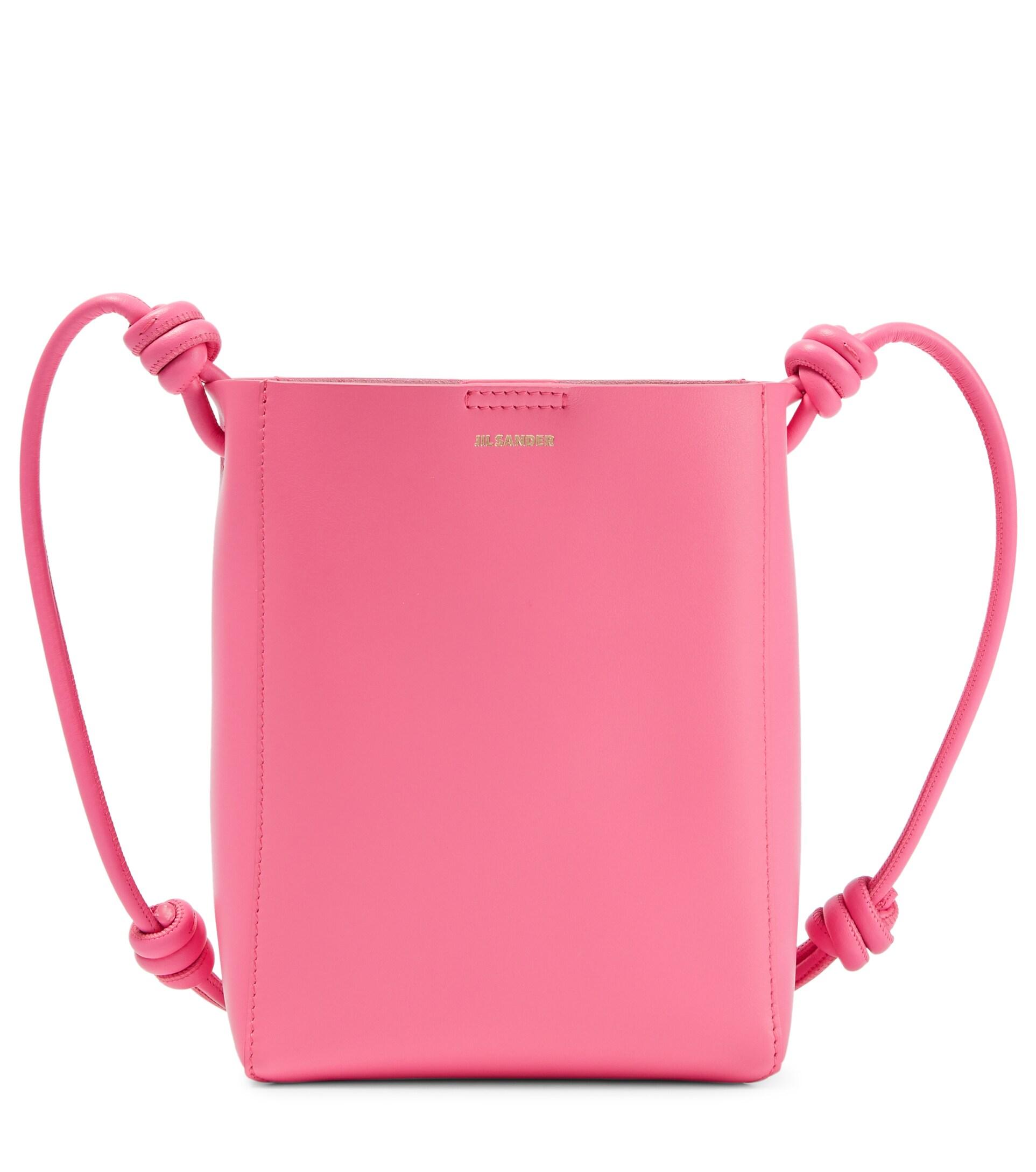 Jil Sander Giro Small Leather Crossbody Bag in Pink Lyst