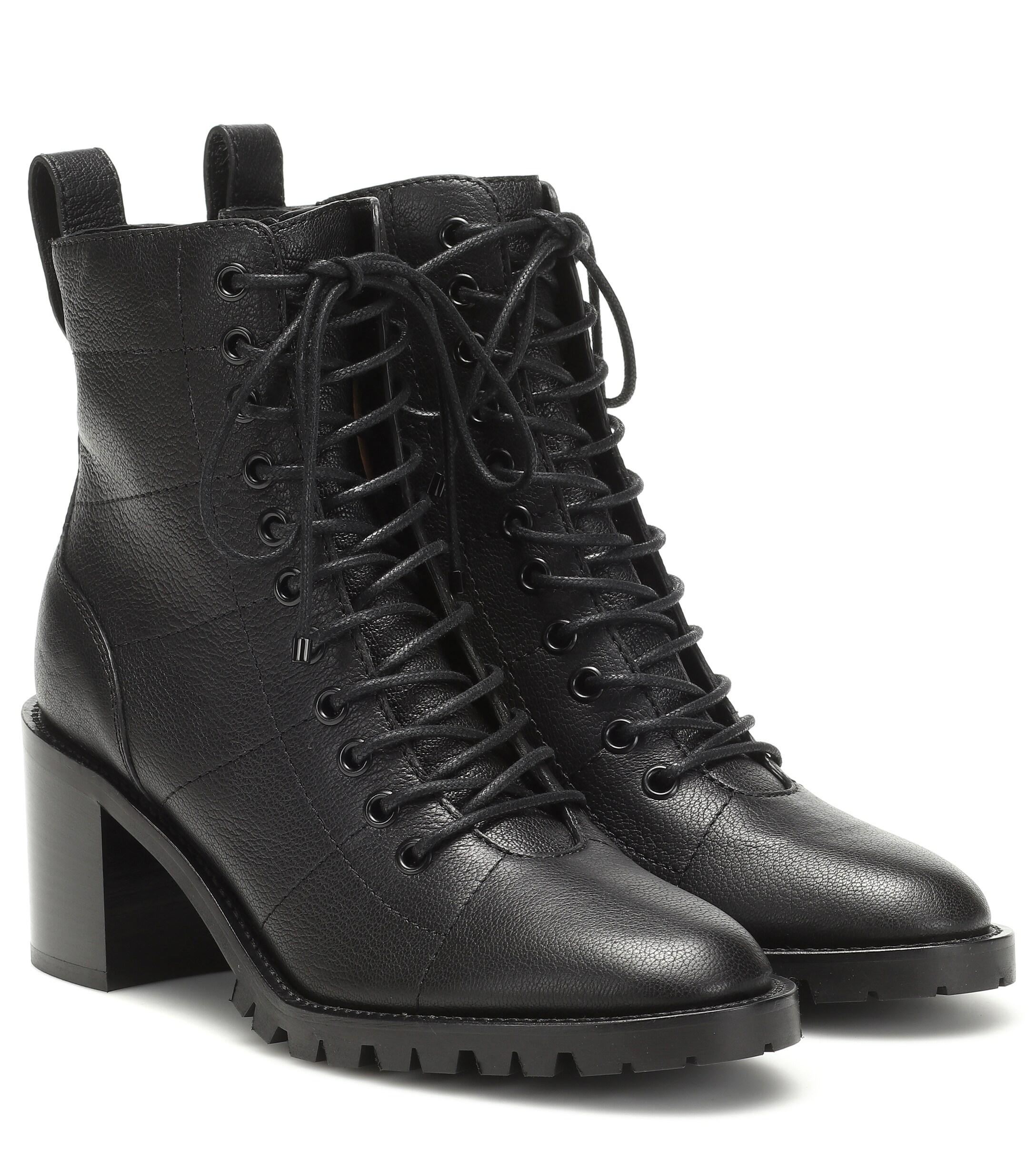 Jimmy Choo Cruz 65 Leather Ankle Boots in Black - Lyst