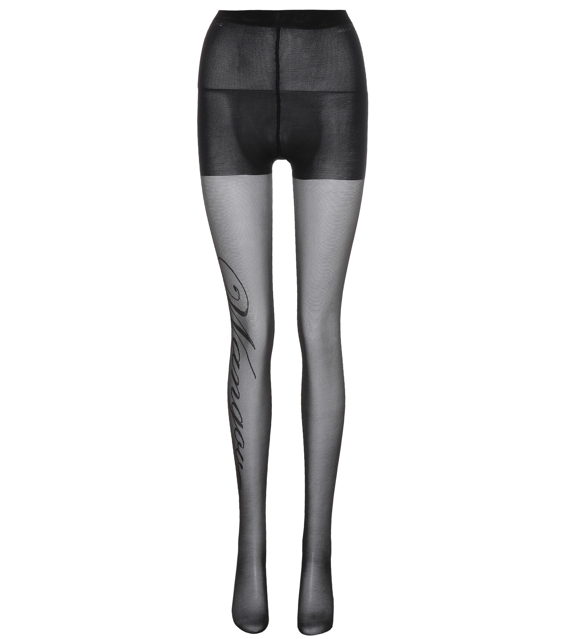 Alexander Wang Wangover Tights in Black 