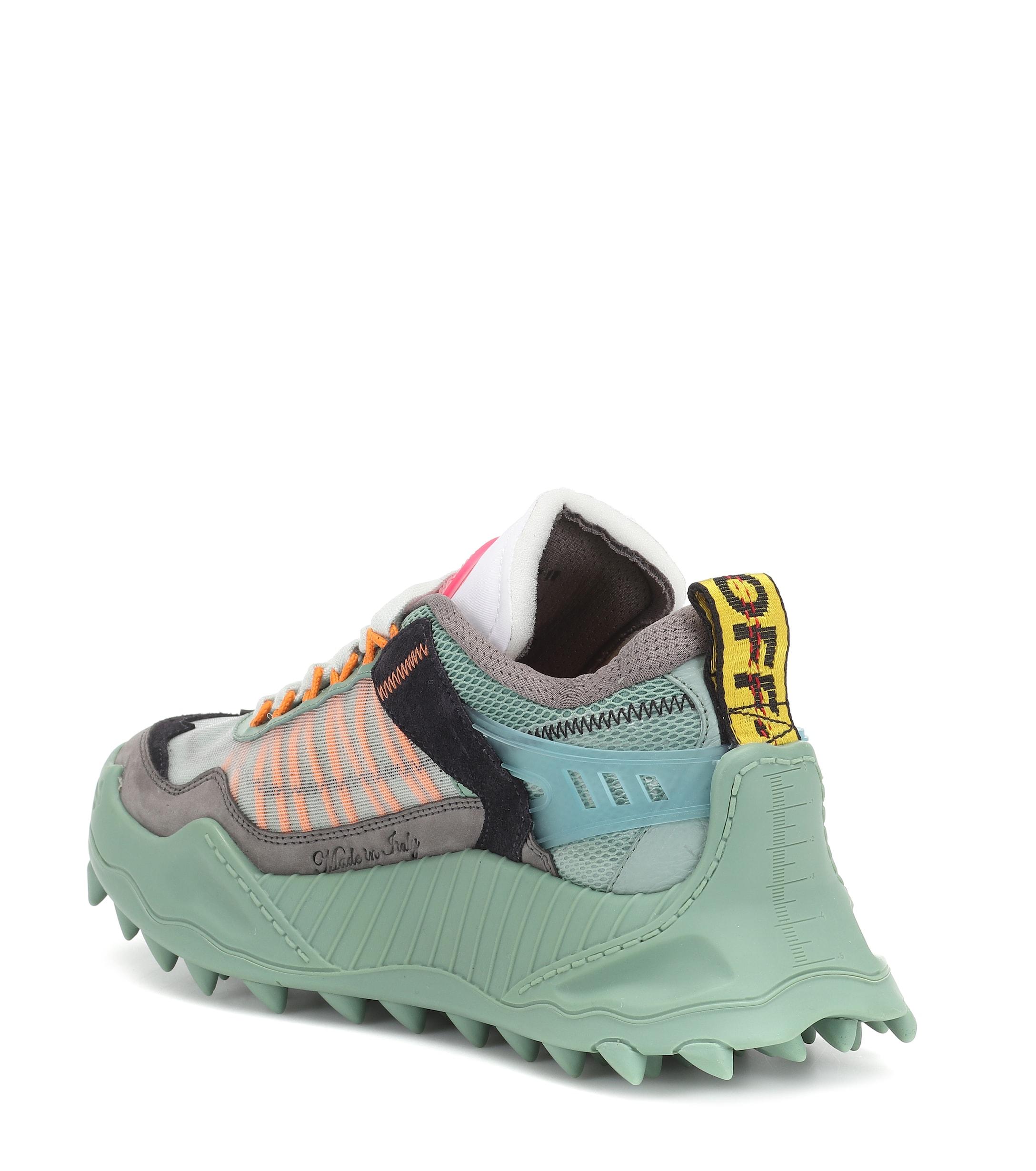 Off-White c/o Virgil Abloh Rubber Odsy-1000 Platform Sneakers in Light Green (Green) - Lyst