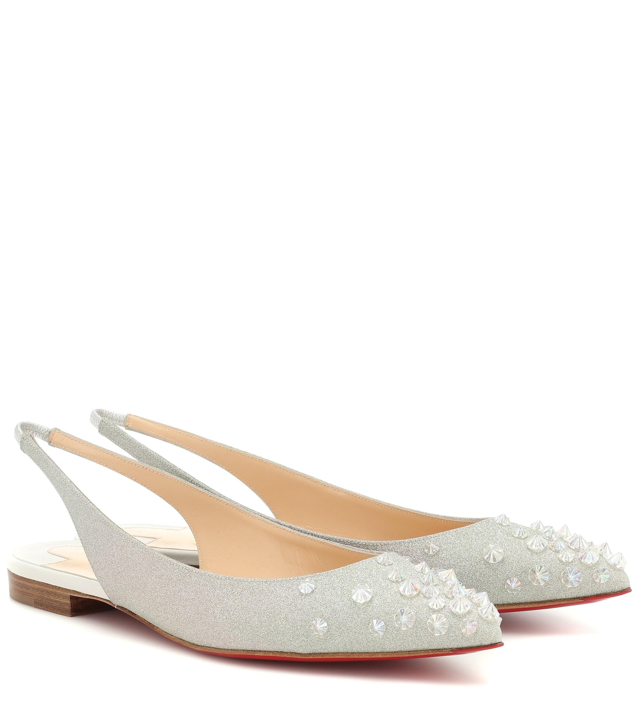 multicolor ballet flats