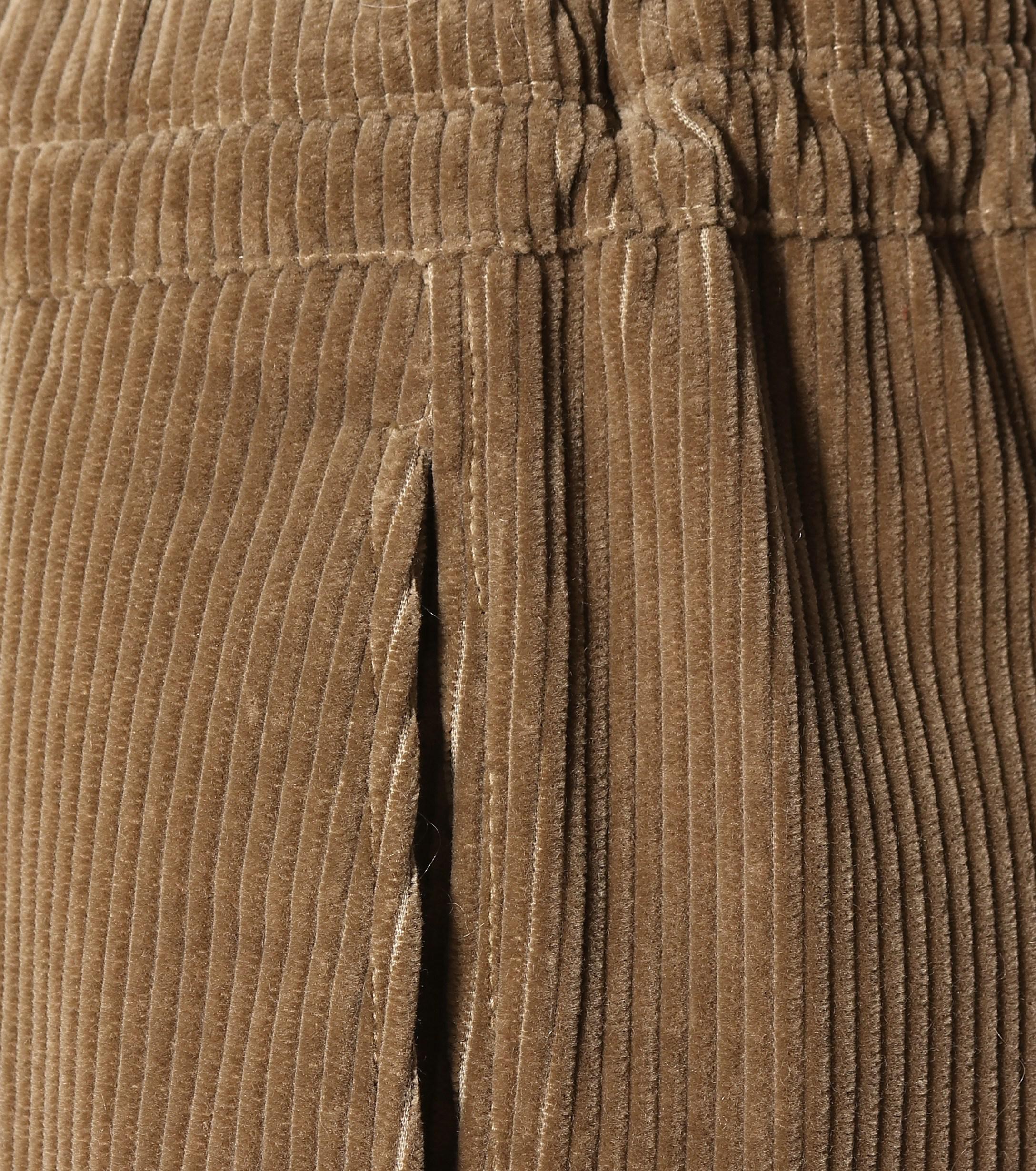Brunello Cucinelli Cotton Corduroy Drawstring Pants in Brown/Grey ...