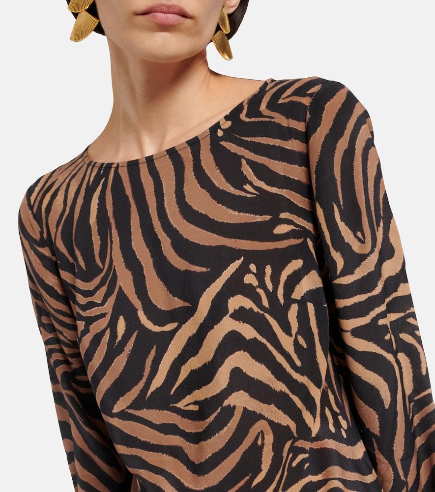 rixo ridley silk mini dress Ridley Mini Dress in Midnight Navy