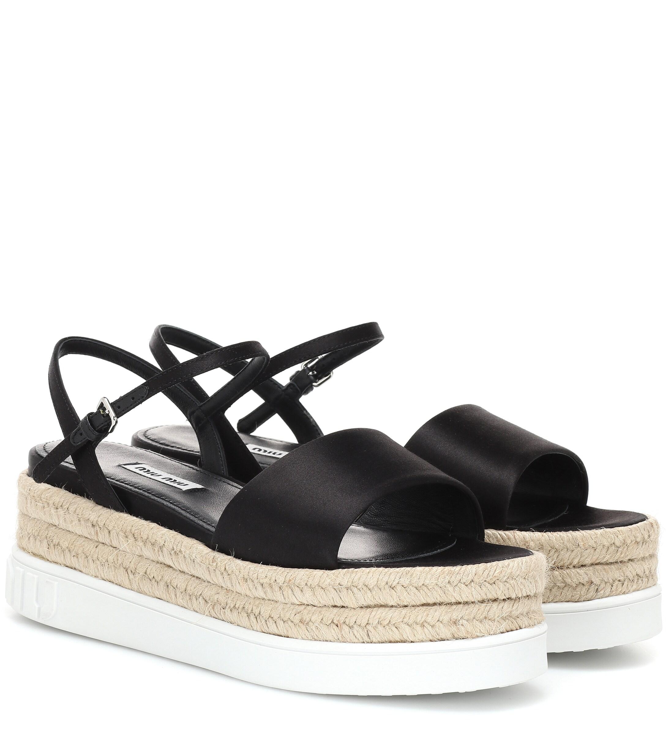 miu miu black platform heels