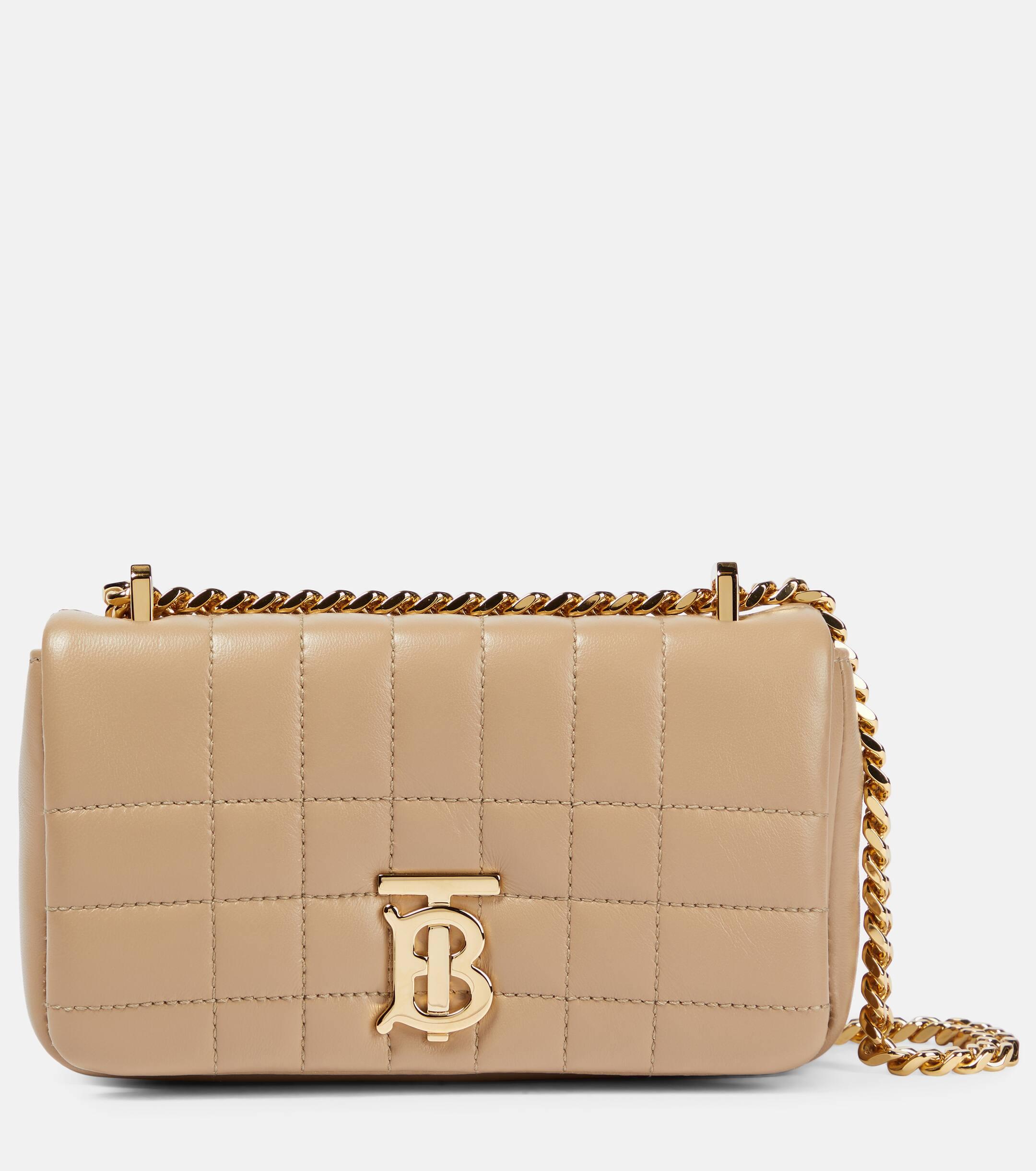 Burberry Quilted Leather Lola Mini Bag in Natural Lyst Canada