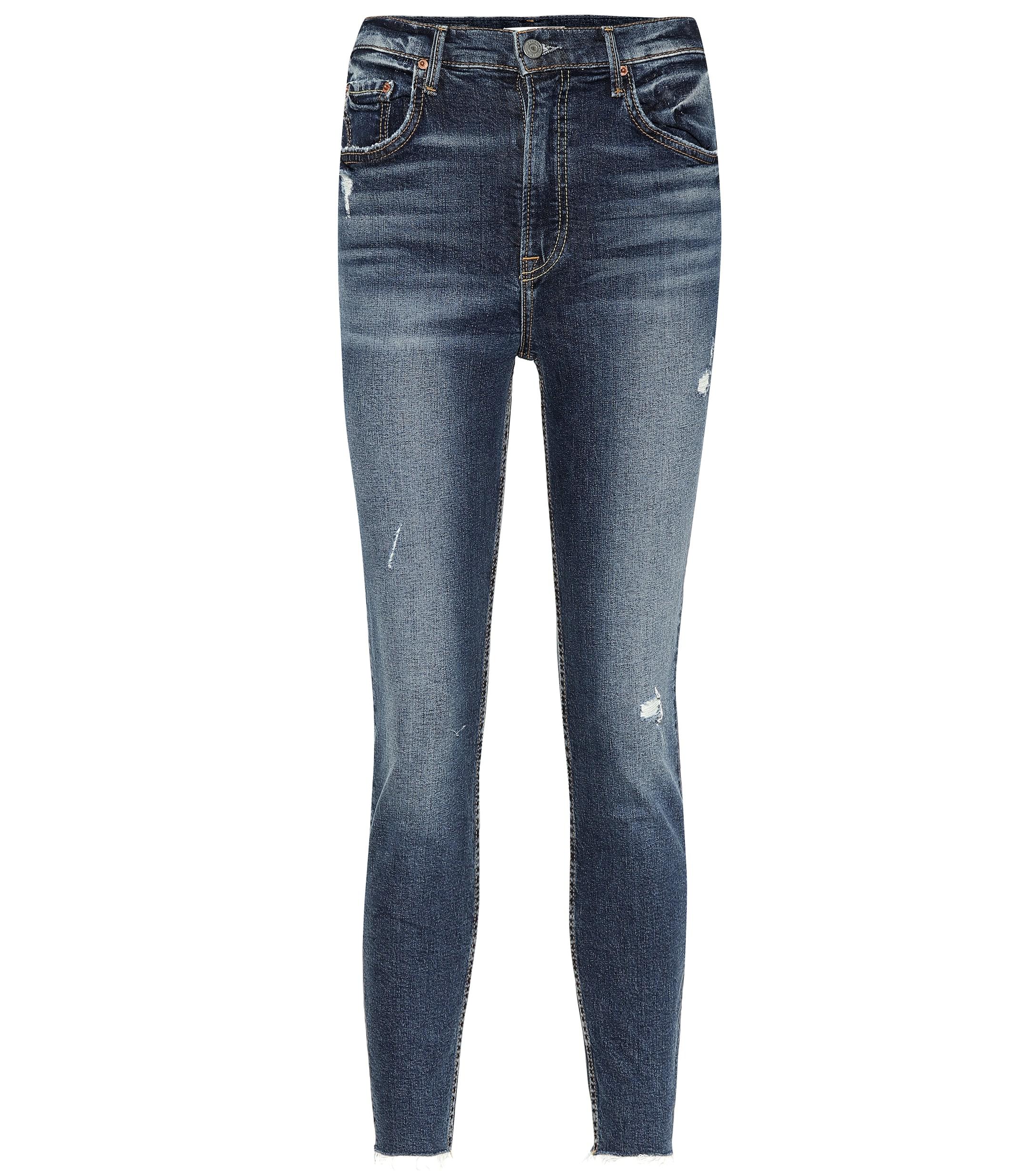 GRLFRND Denim The Kendall High-rise Skinny Jeans in Blue - Lyst