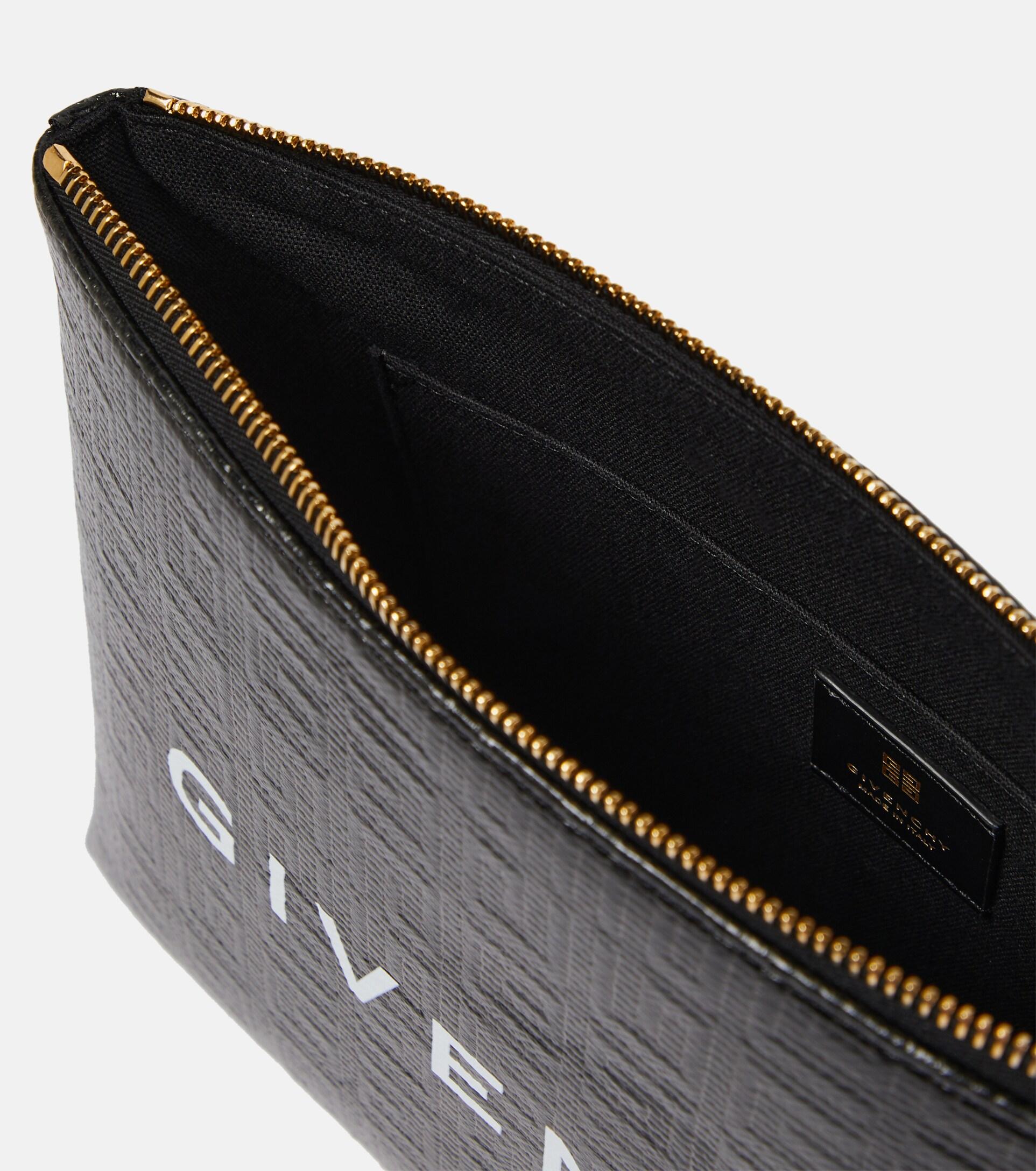Givenchy 4G Large Coated Canvas Pouch in Black Lyst