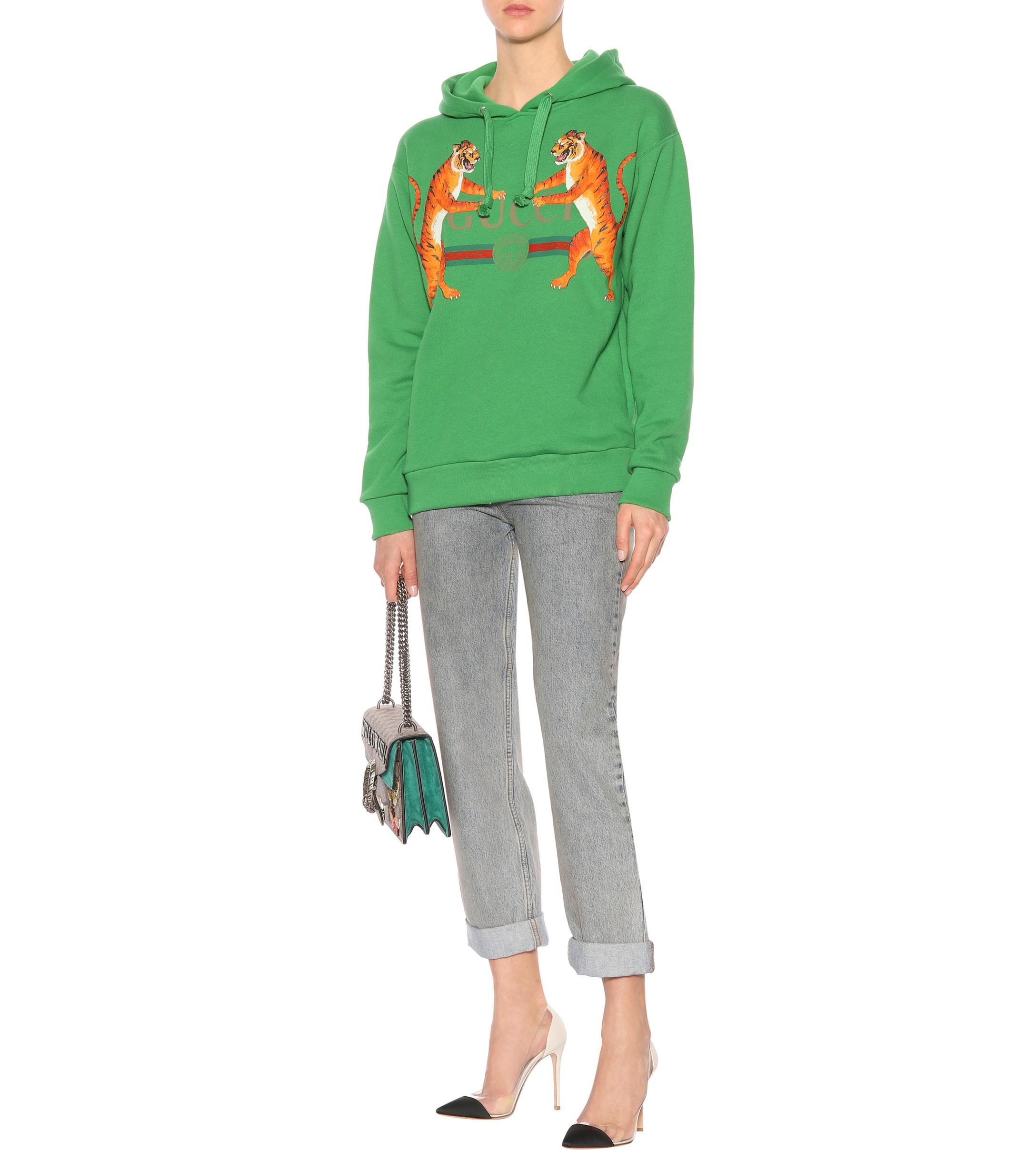 gucci printed hoodie