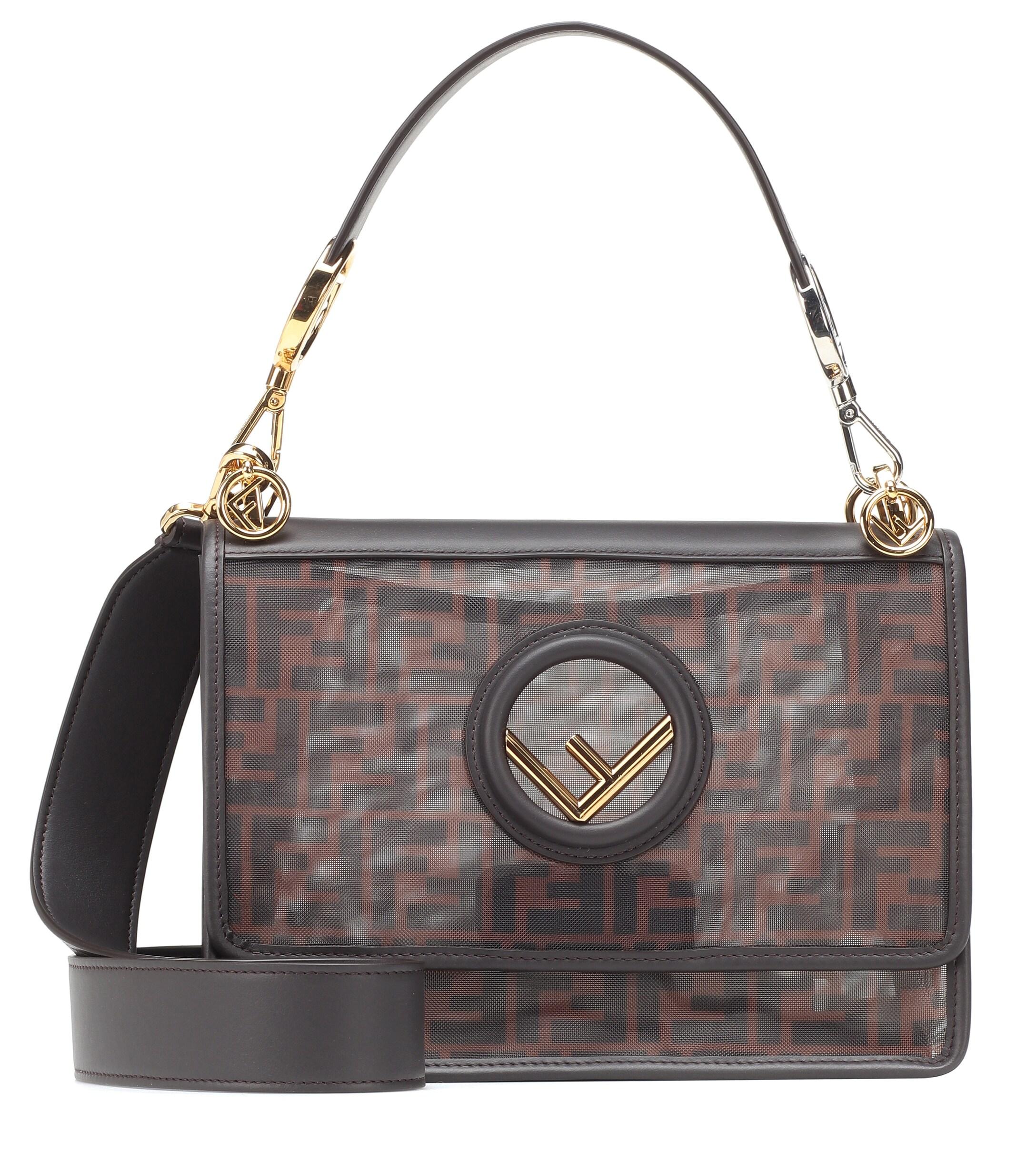 fendi kan if shoulder bag