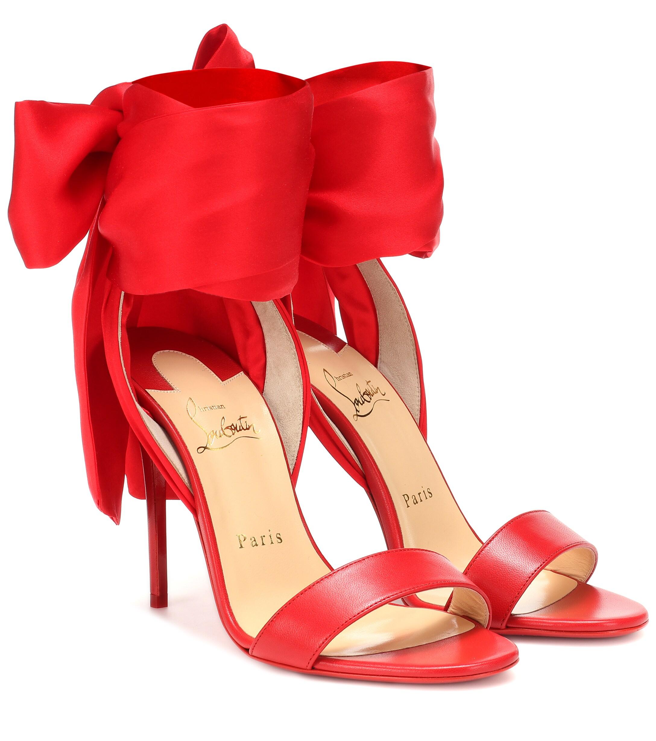 louboutin red sandals