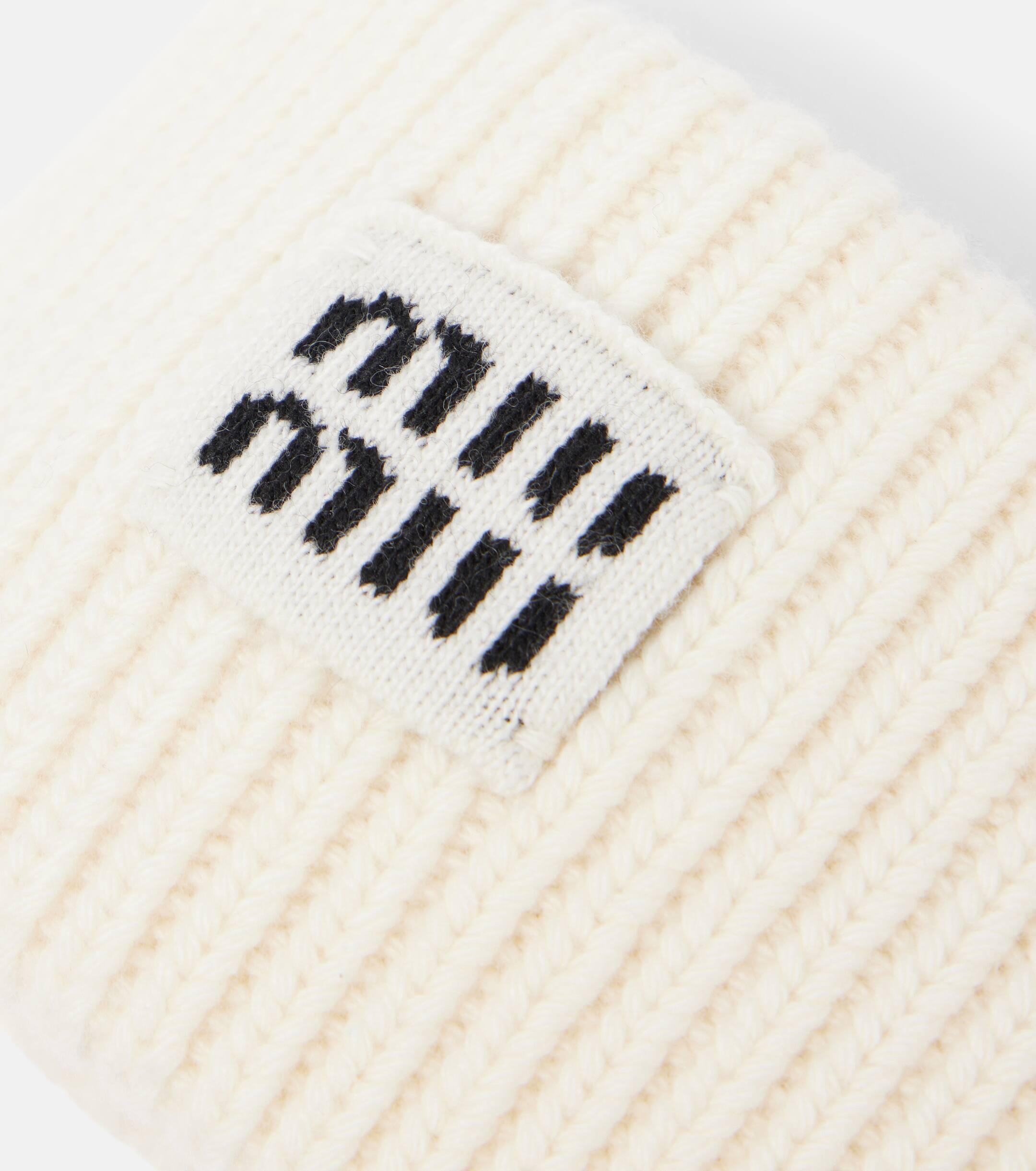 MIU MIU ロゴ カシミヤビーニー 楽天市場】MIU MIU ミュウミュウ ニット帽 ビーニー 帽子 ロゴ