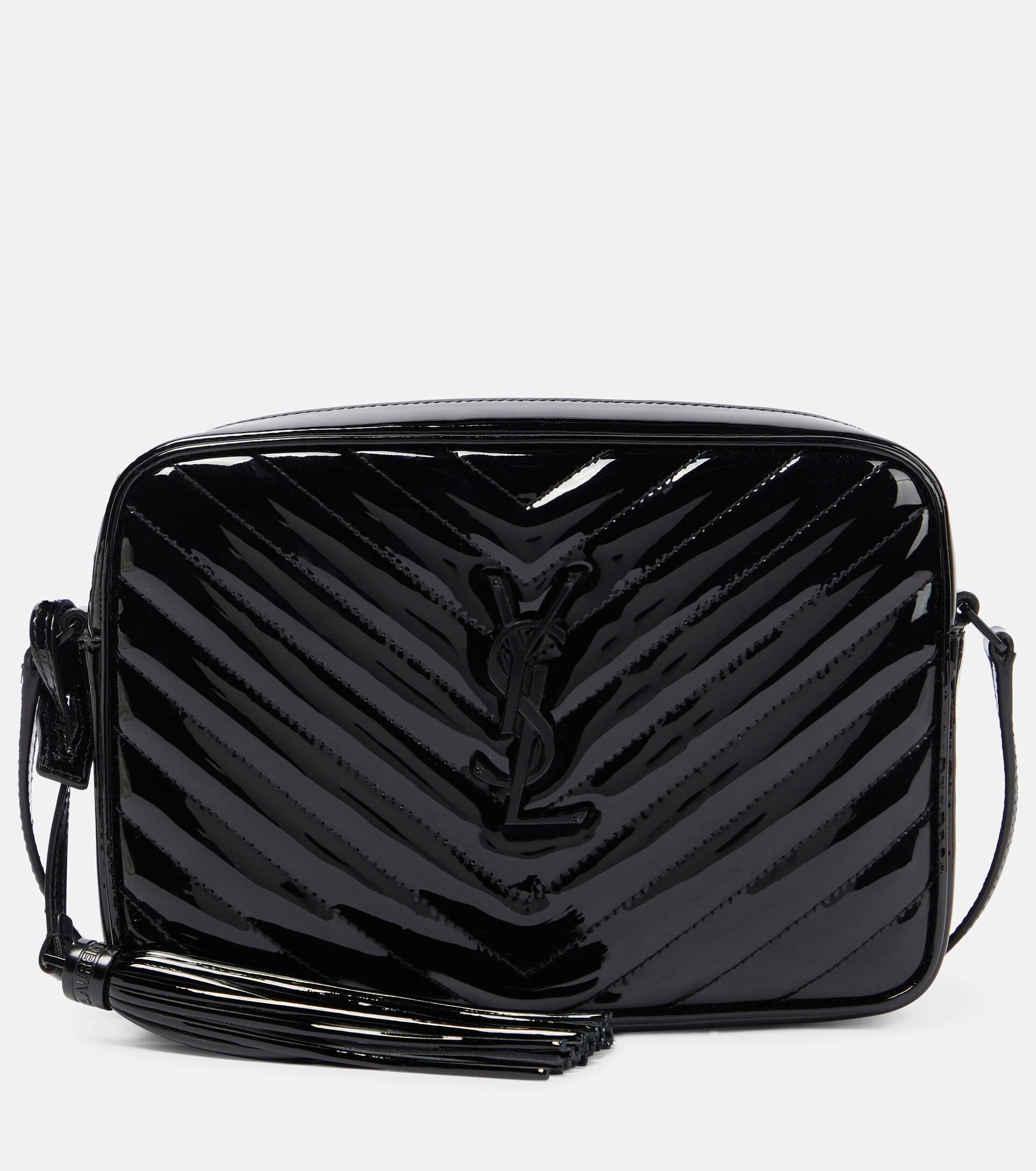 Camera patent leather crossbody bag Chanel Black in Patent leather -  34924026