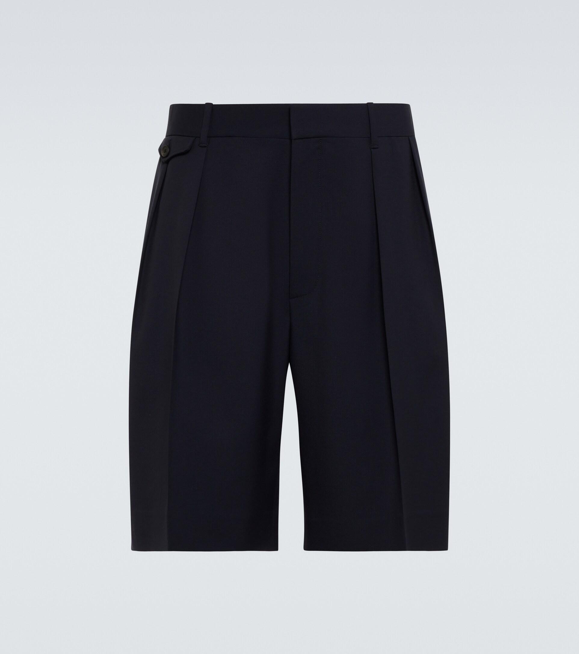 The Row Cello Wool Shorts in Dark Navy (Blue) for Men | Lyst