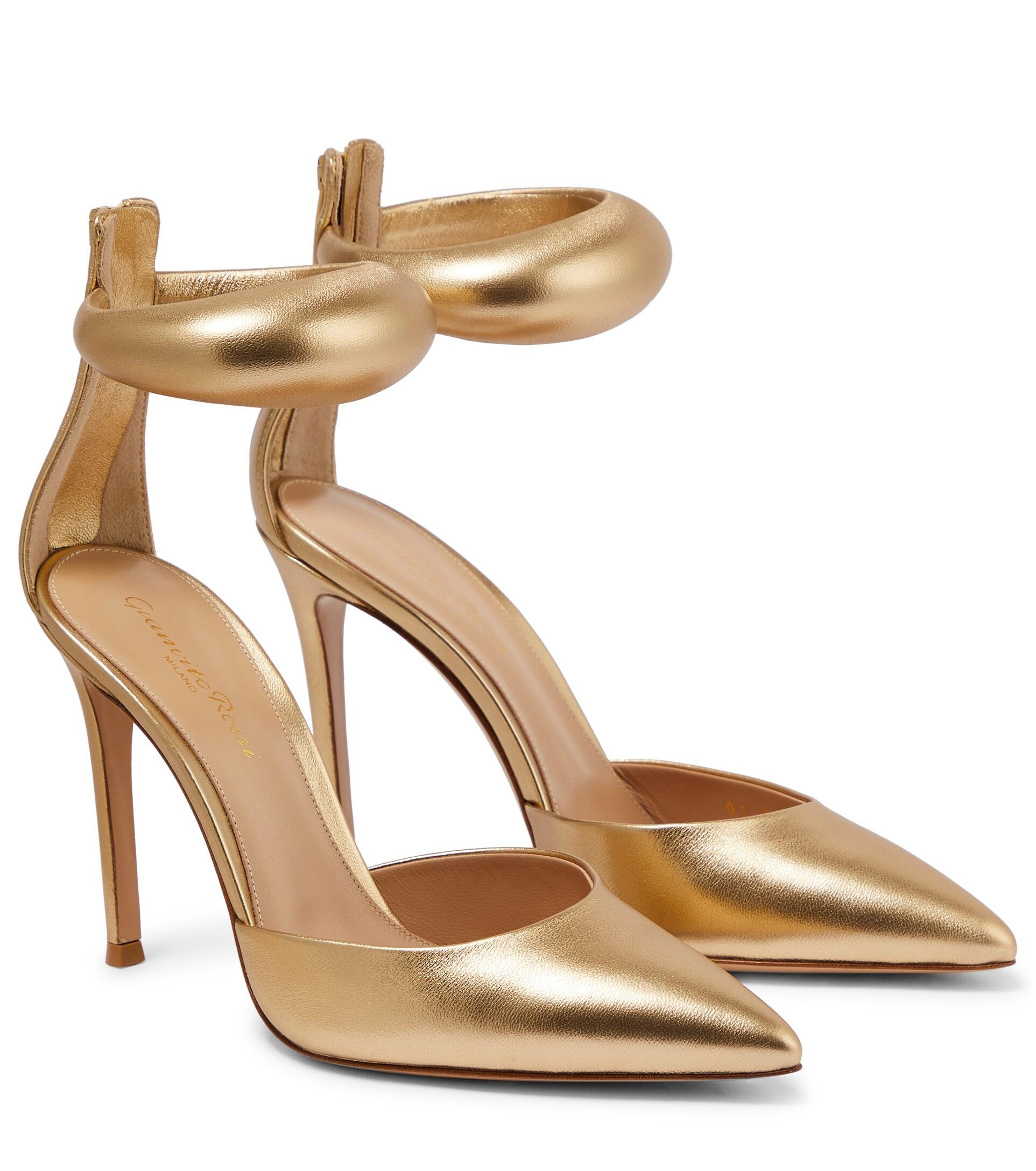 gianvito rossi silver pumps