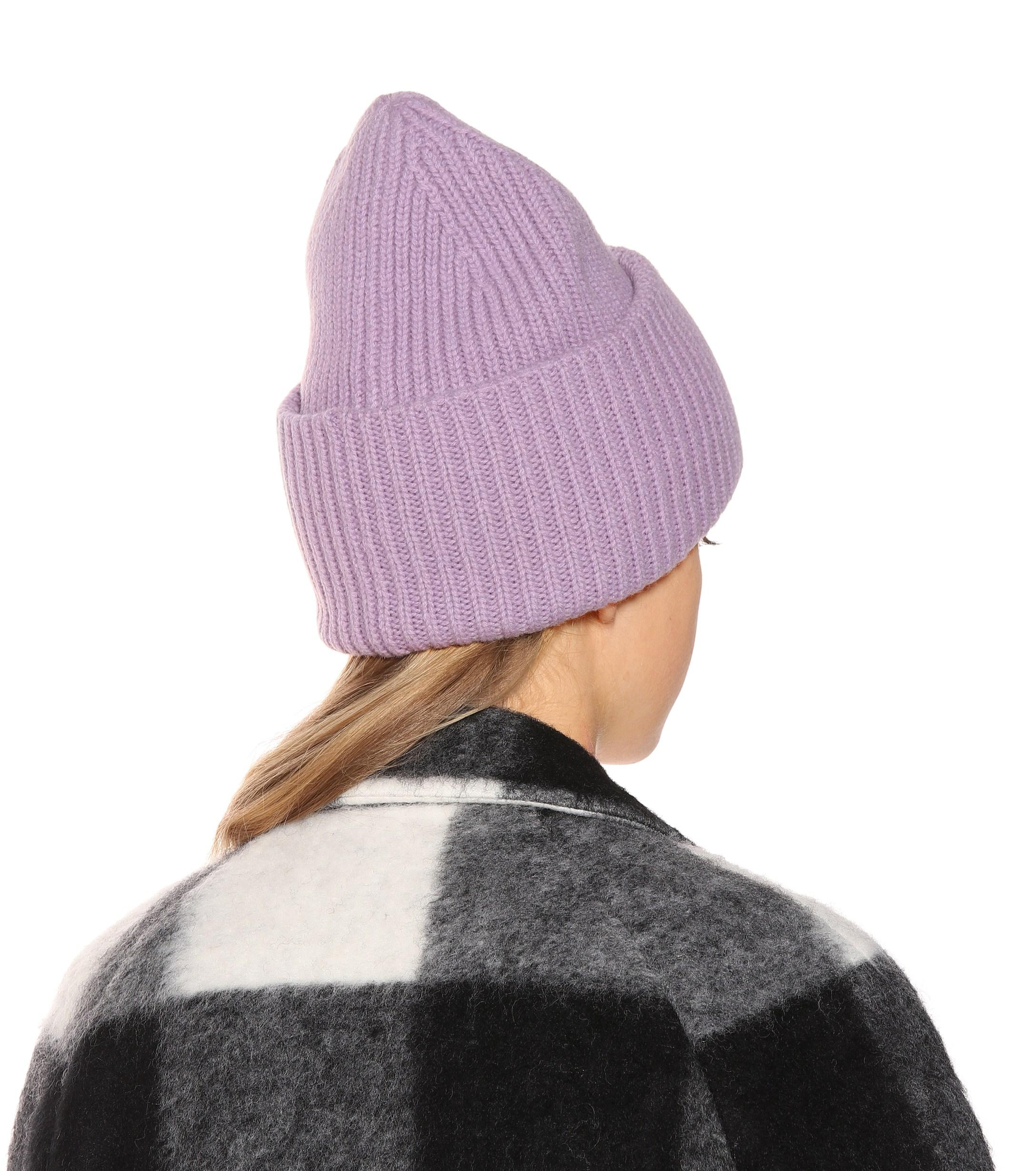 Acne studios beanie purple Clearance