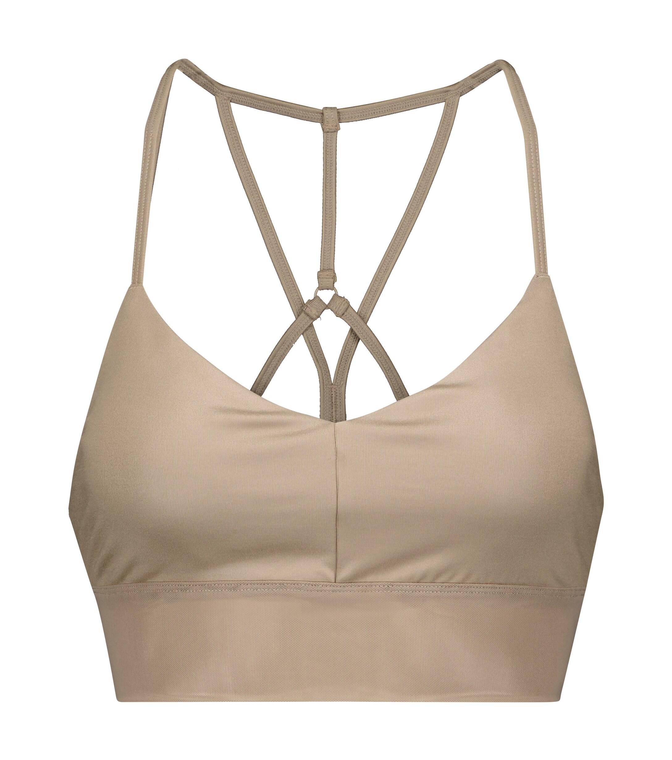 Alo Yoga Synthetic Lavish Sports Bra in Beige (Natural) - Lyst