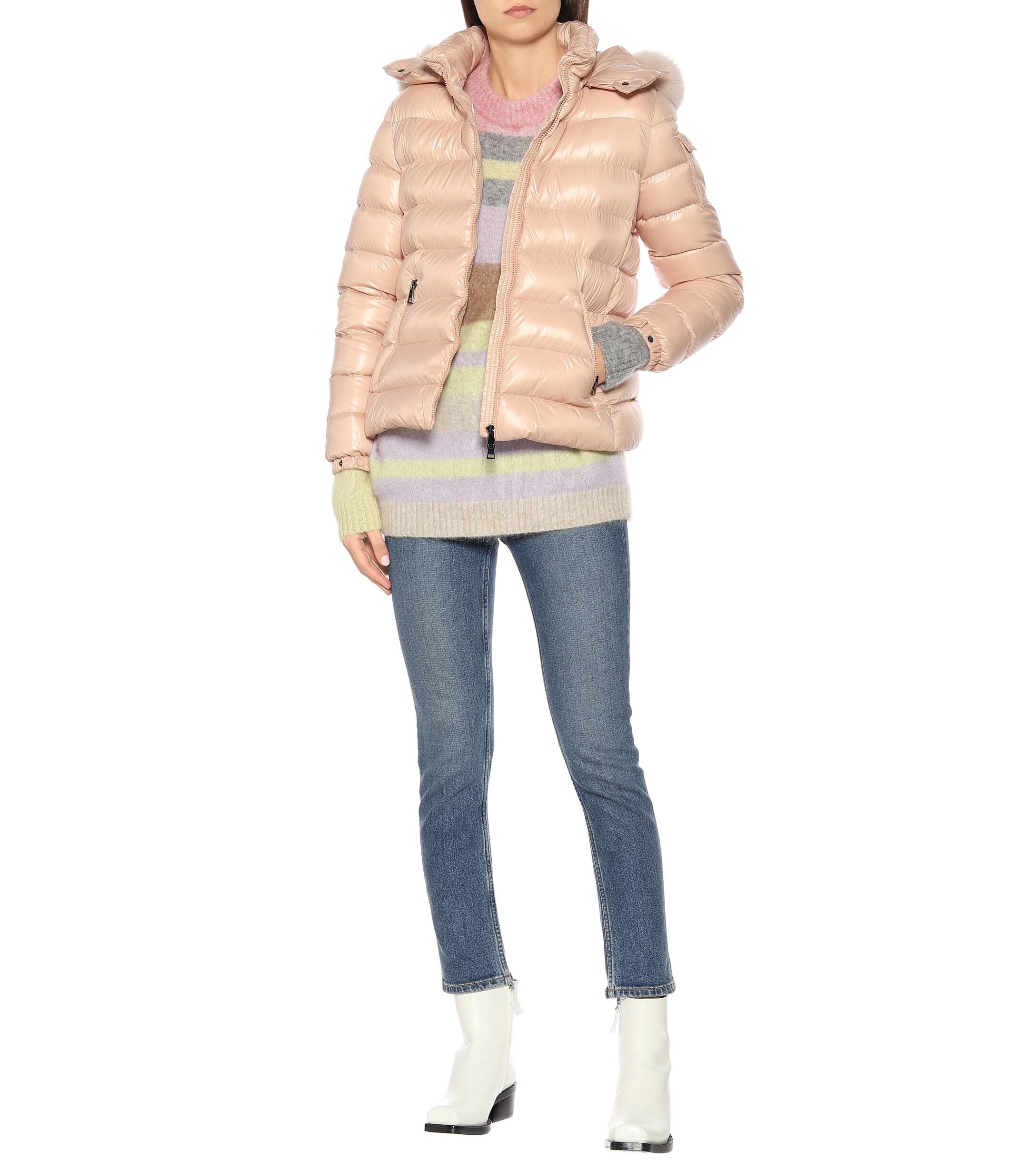 Moncler Badyfur Jacket in Pink Lyst Australia